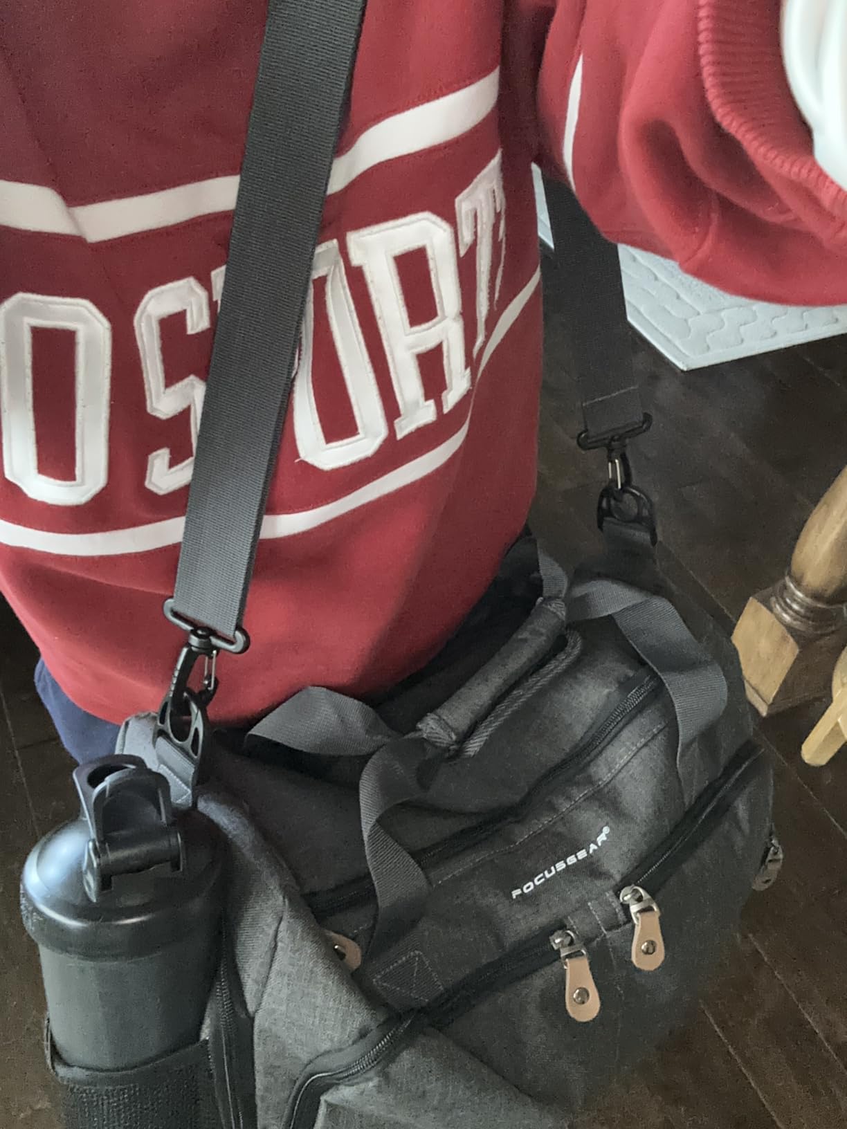 Ultimate Gym Bag 2.0: The Durable Crowdsource Designed Duffel Bag with 10 Optimal Compartments Including Water Resistant Pouch customer photo 1