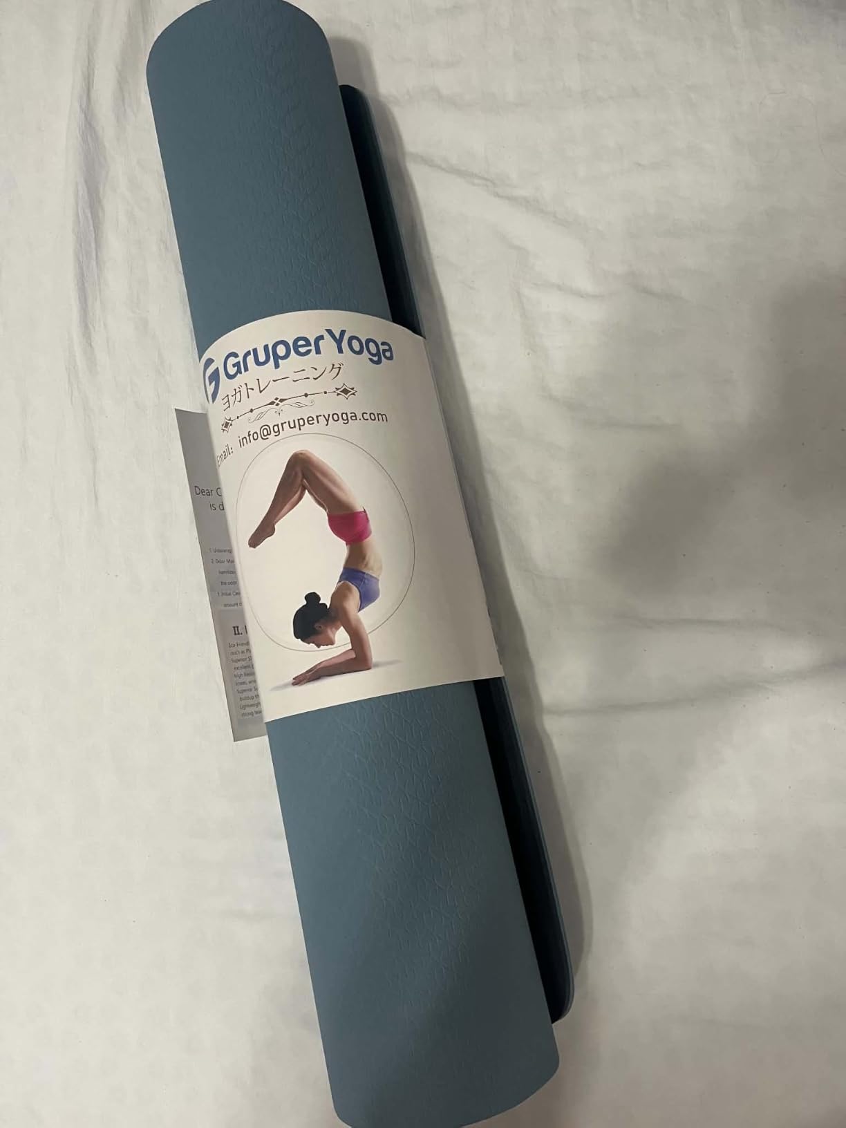 Gruper Yoga Mat Non Slip, Eco Friendly Fitness Exercise Mat with Carrying Strap,Pro Yoga Mats for Women,Workout Mats for Home, Pilates and Floor Exercises customer photo 2