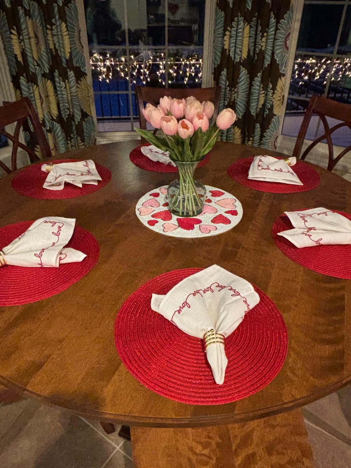 6Pcs Gold Napkin Rings Round Napkin Ring Set of 6 Napkin Holders for Cloth Napkins for Wedding, Thanksgiving, Fall Party, Valentines Day, Easter Table Decor. customer photo 1
