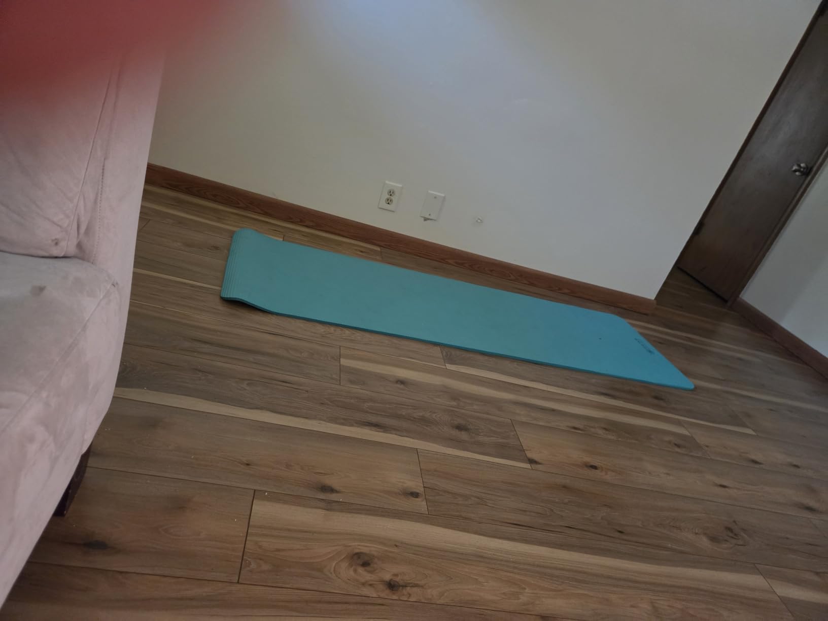 Gaiam Thick Yoga Mat, Exercise & Fitness Mat with Easy-Cinch Carrying Strap customer photo 2