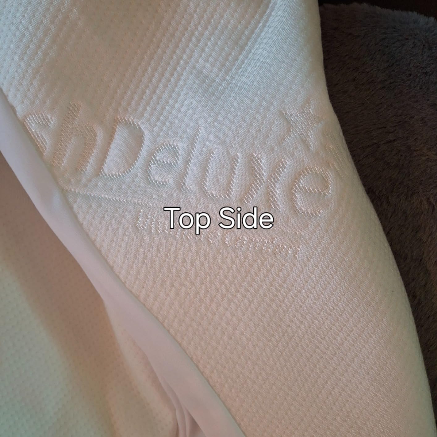 PlushDeluxe Bamboo Waterproof Mattress Protector, Queen Size, Ultra Soft customer photo 1