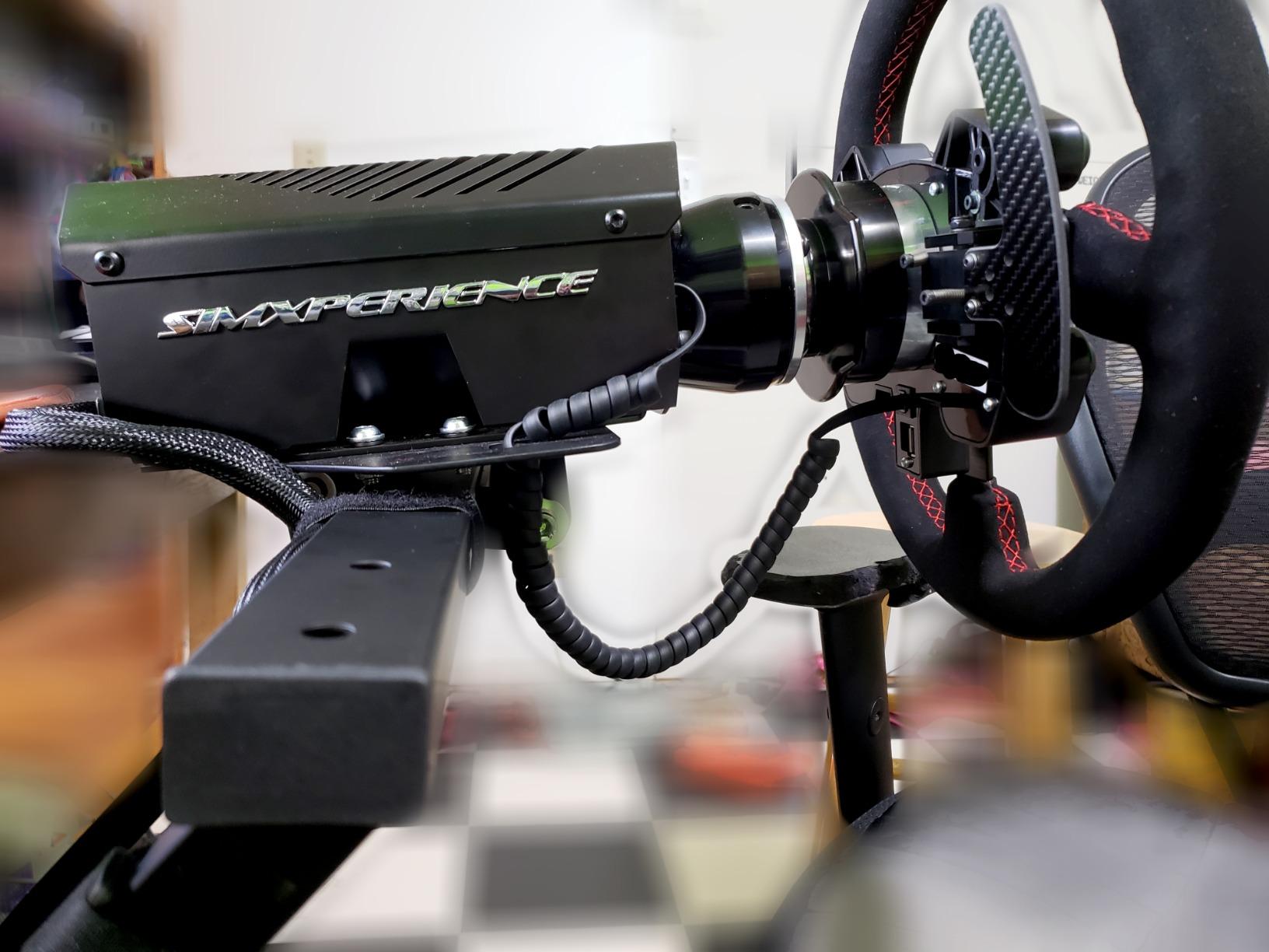 GT OMEGA Apex Racing Wheel Stand - Compatible with Logitech G29 and G920, Fanatec ClubSport, and Thrustmaster TX, T500, & T300, Foldable, Tilt-Adjustable for Racing Control customer photo 1