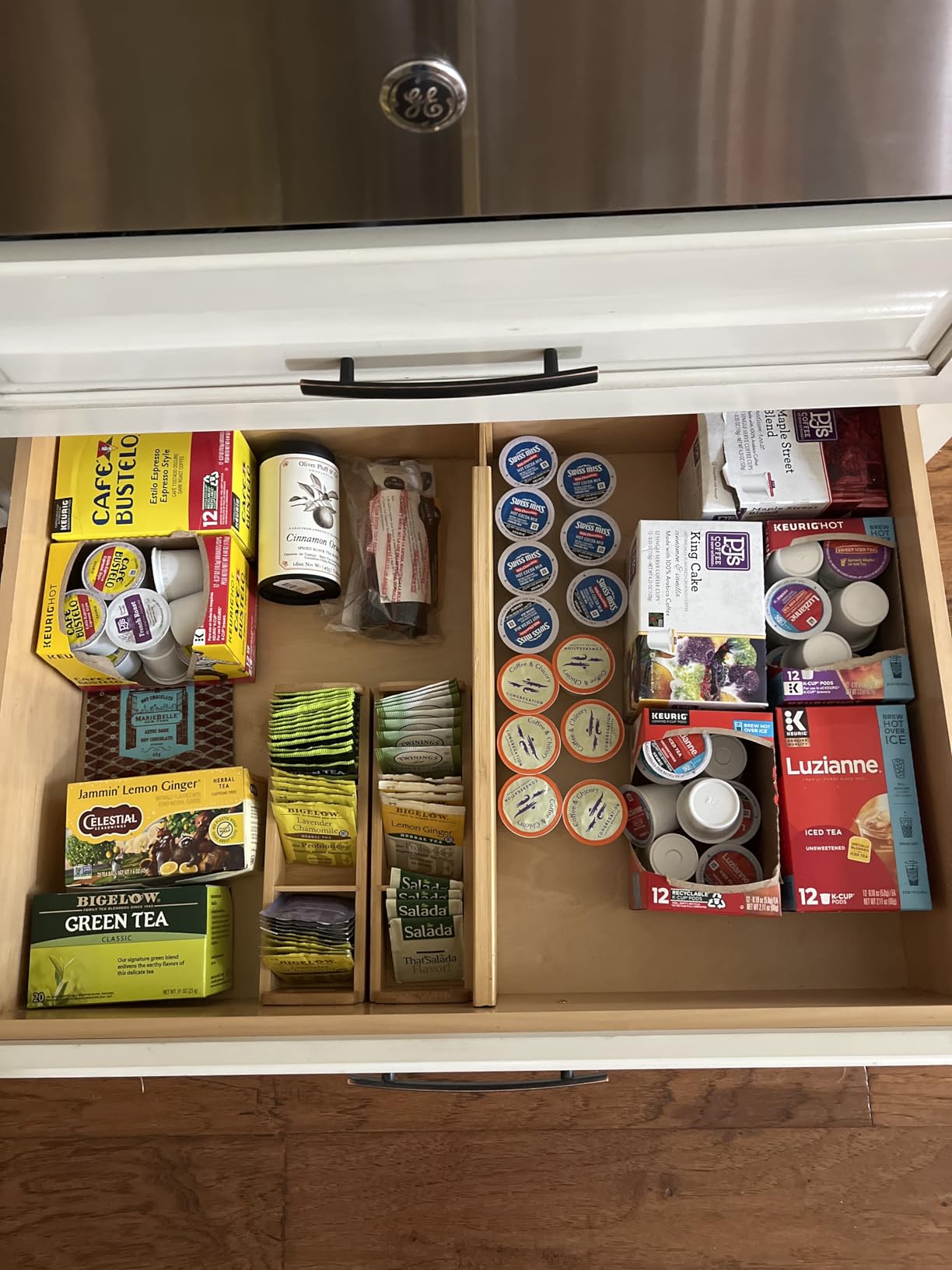 Utoplike 4 Pcs Bamboo Kitchen Drawer Dividers, Large Drawers Organizers customer photo 2