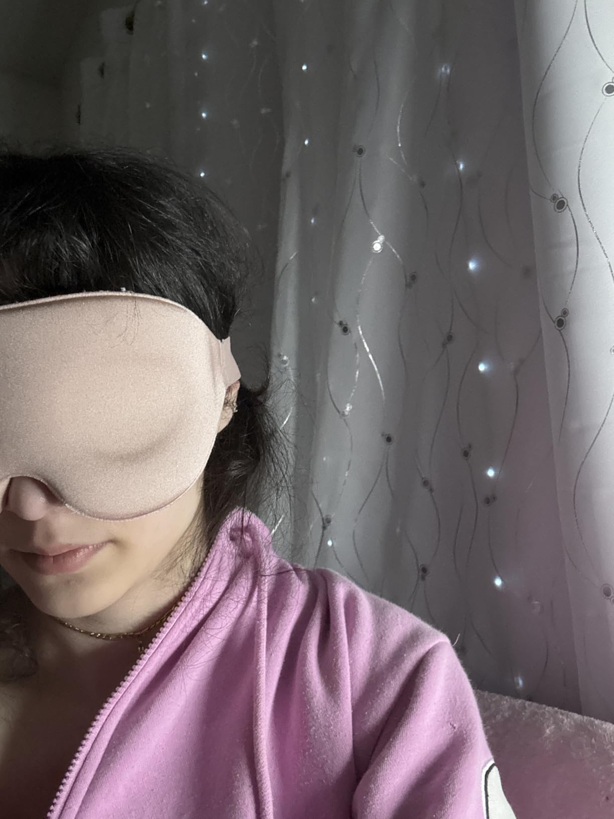 ZGGCD Sleep Mask for Side Sleeper, Light Blocking Eye Mask for Women Men customer photo 1