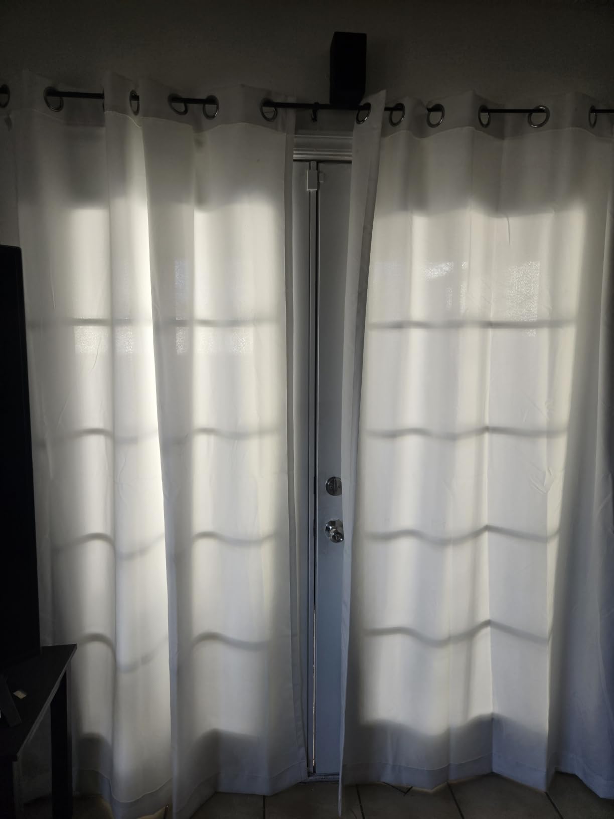 TOWN & COUNTRY BASICS Cabana Solid Heavyweight Indoor Outdoor Curtains, Light Filtering Opacity with Grommet Top, Water Repellent, 2-Pack Set, 54