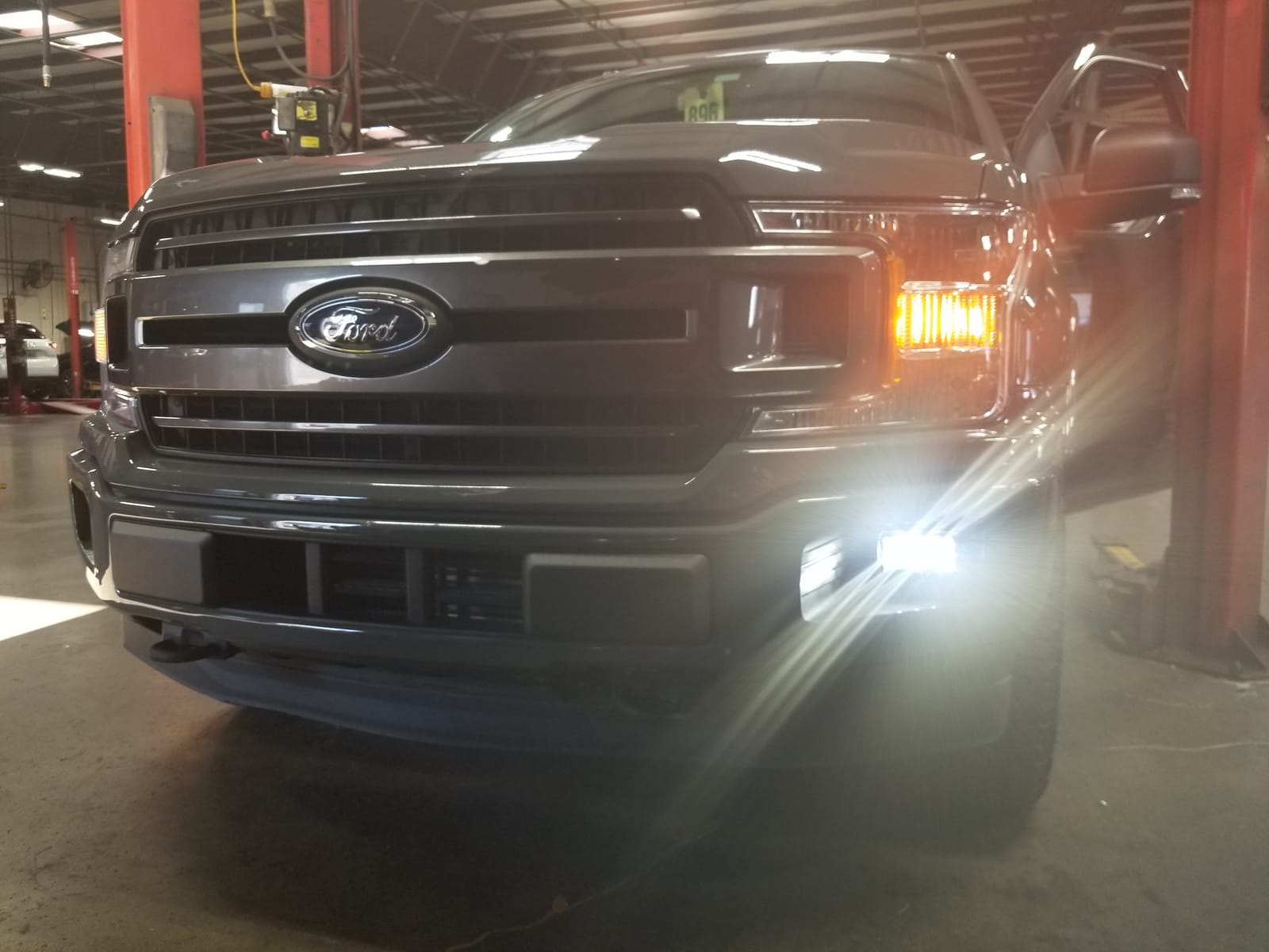 BICYACO Upgrade LED Fog Lights for 2015-2020 Ford F150, 2017-2022 F250 F350 F450 F550 Super Duty, 4 Inch LED Fog Light Assembly Kit,36W Waterproof Bumper Lamps Set-1 Pair customer photo 1