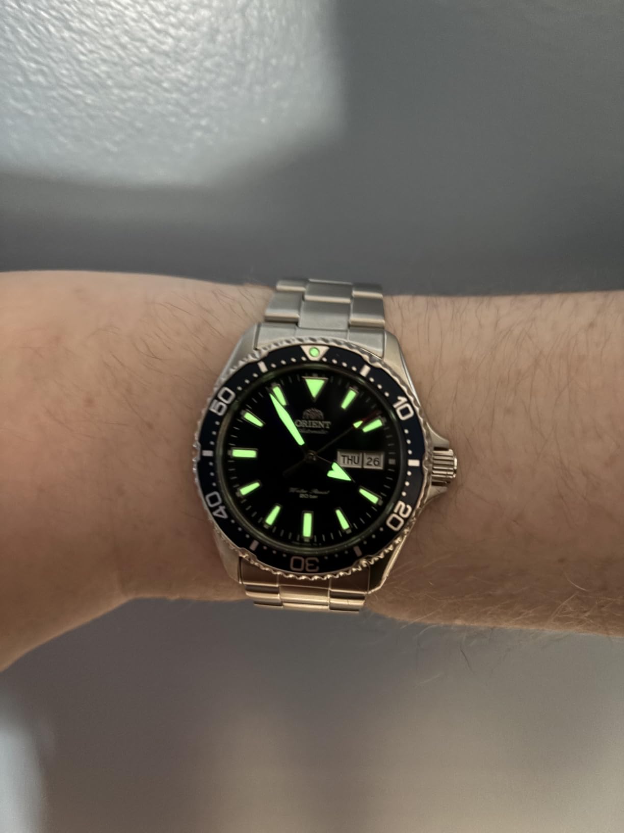 ORIENT Kamasu/Mako III Men's Automatic Manual Winding Sports Steel or Silicone Divers' Watch with Screw Crown and Sapphire Crystal customer photo 2