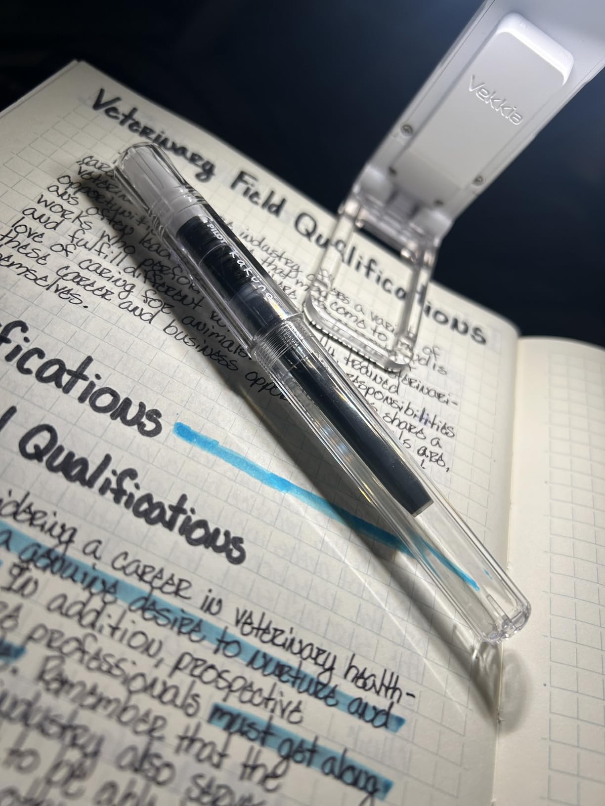 PILOT Kakuno Fountain Pen, Clear Barrel, Medium Nib 0.5mm customer photo 1