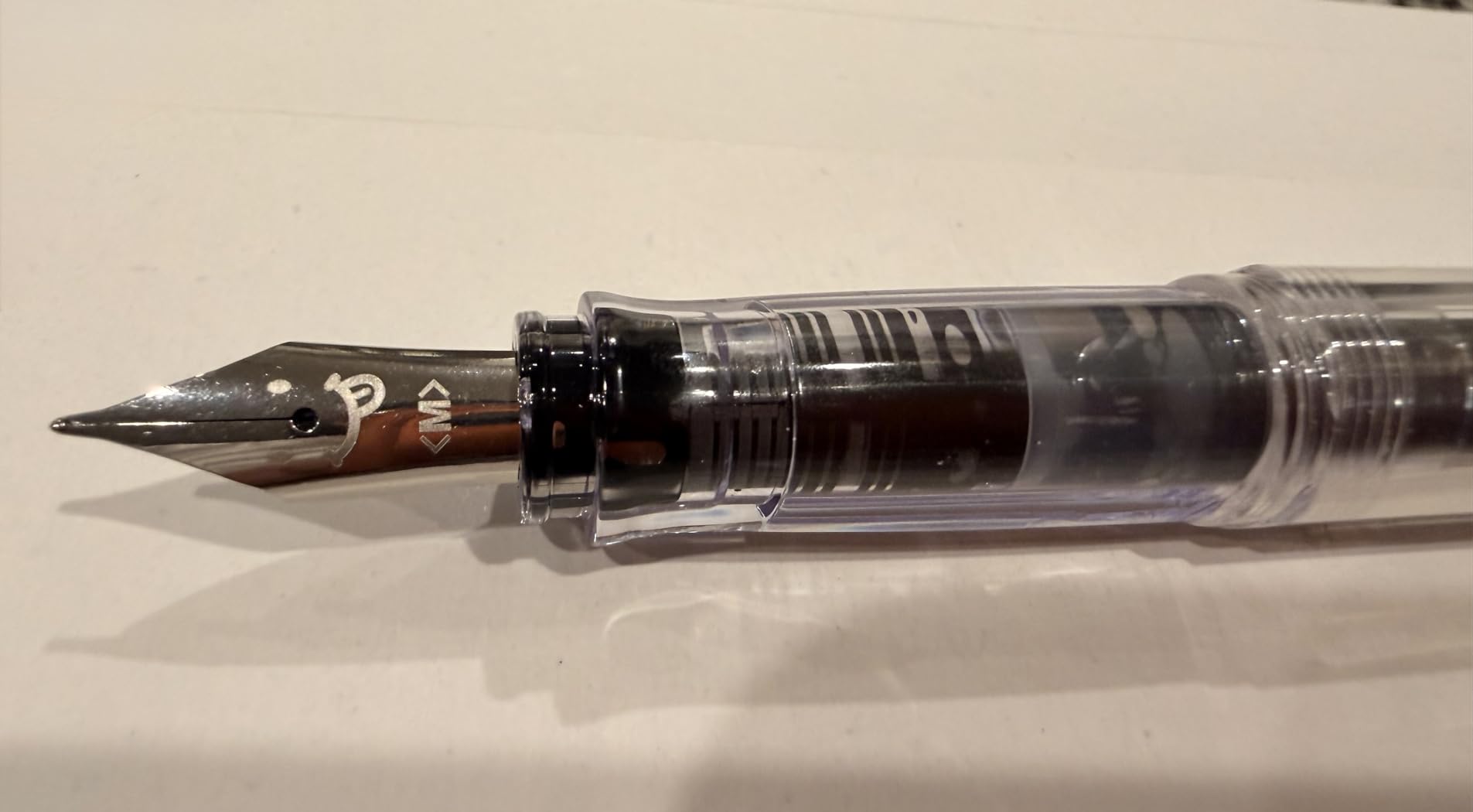 PILOT Kakuno Fountain Pen, Clear Barrel, Medium Nib 0.5mm customer photo 2