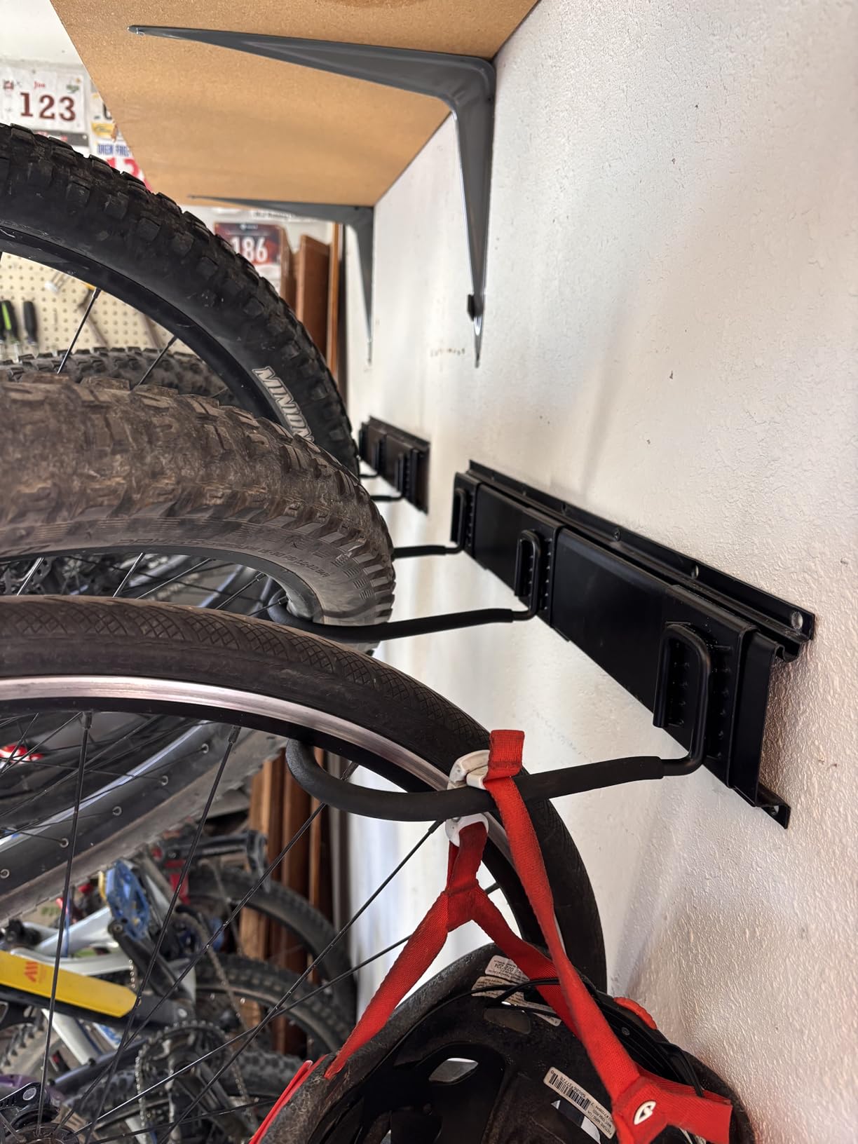 Ultrawall Stainless Steel Bike Storage Rack, Wall Mount 6 Bike Hanger customer photo 1