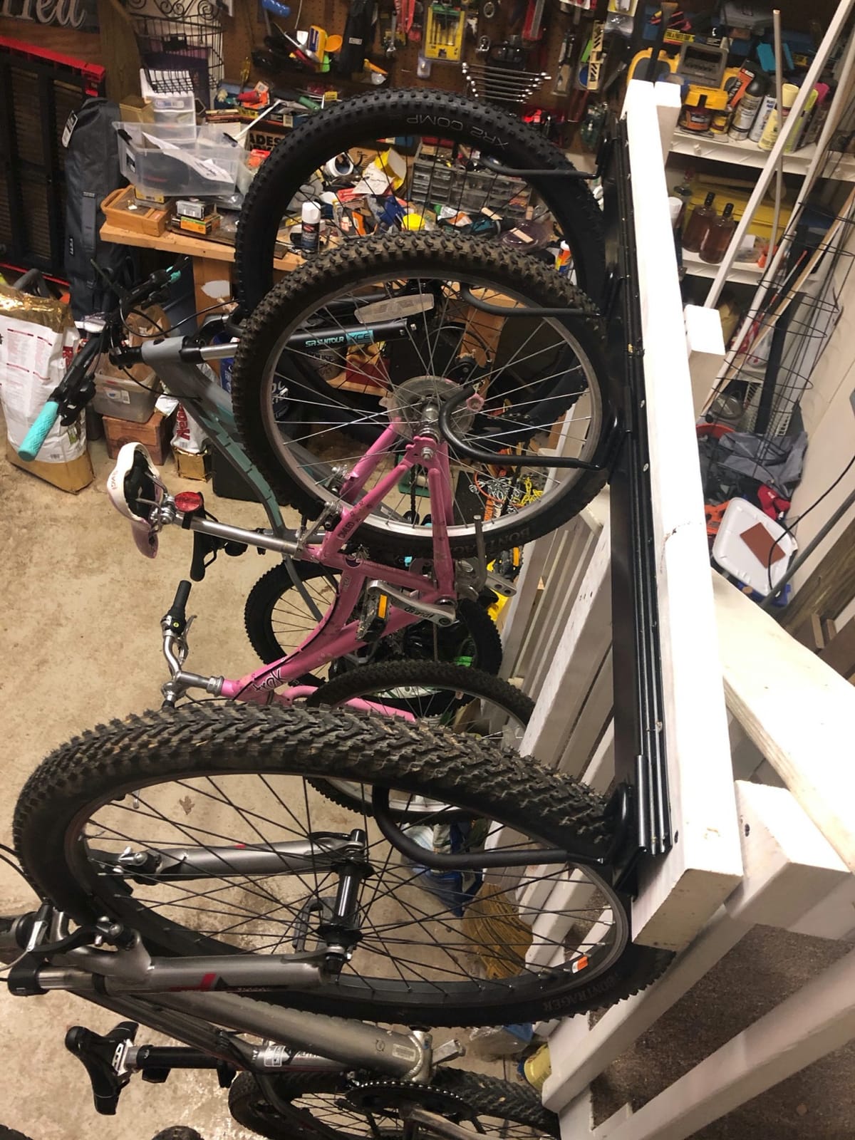 Ultrawall Stainless Steel Bike Storage Rack, Wall Mount 6 Bike Hanger customer photo 2