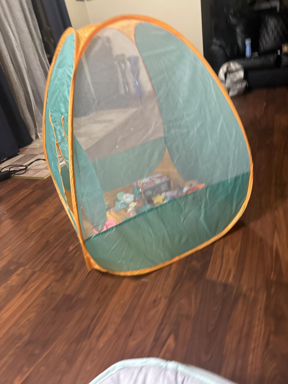 FUN LITTLE TOYS Pop Up Play Tent with Camping Gear and Tools Set, Outdoor Toys for Kids customer photo 1