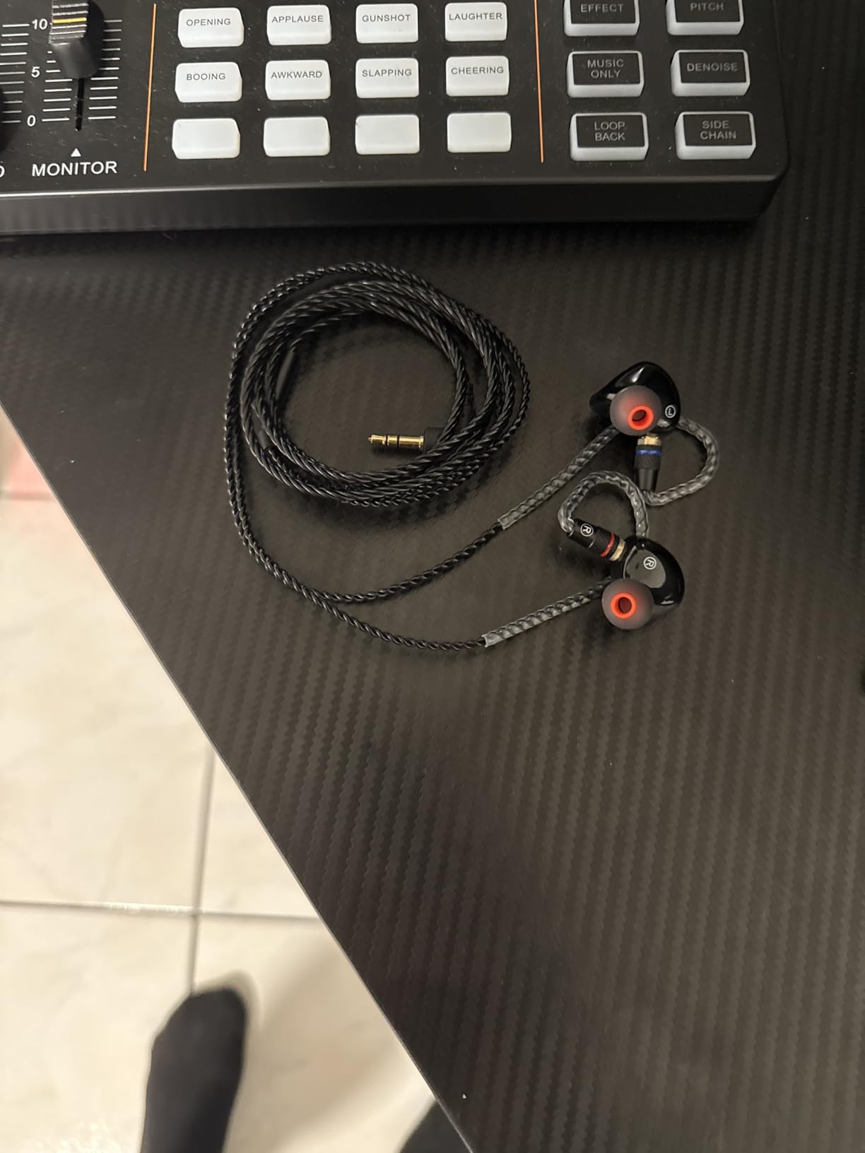 Dual Dynamic Driver IEM Earphones, HiFi Stereo In Ear Monitor Headphones customer photo 1