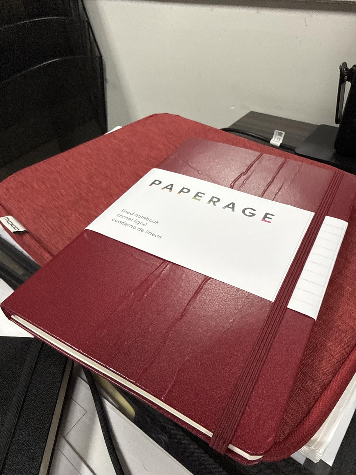 PAPERAGE Lined Journal Notebook, Hardcover Journal for Women & Men, 160 Pages, (5.6 in x 8 in), College Ruled Journaling Notebook for Work, School Supplies & Note Taking, (Black) customer photo 2