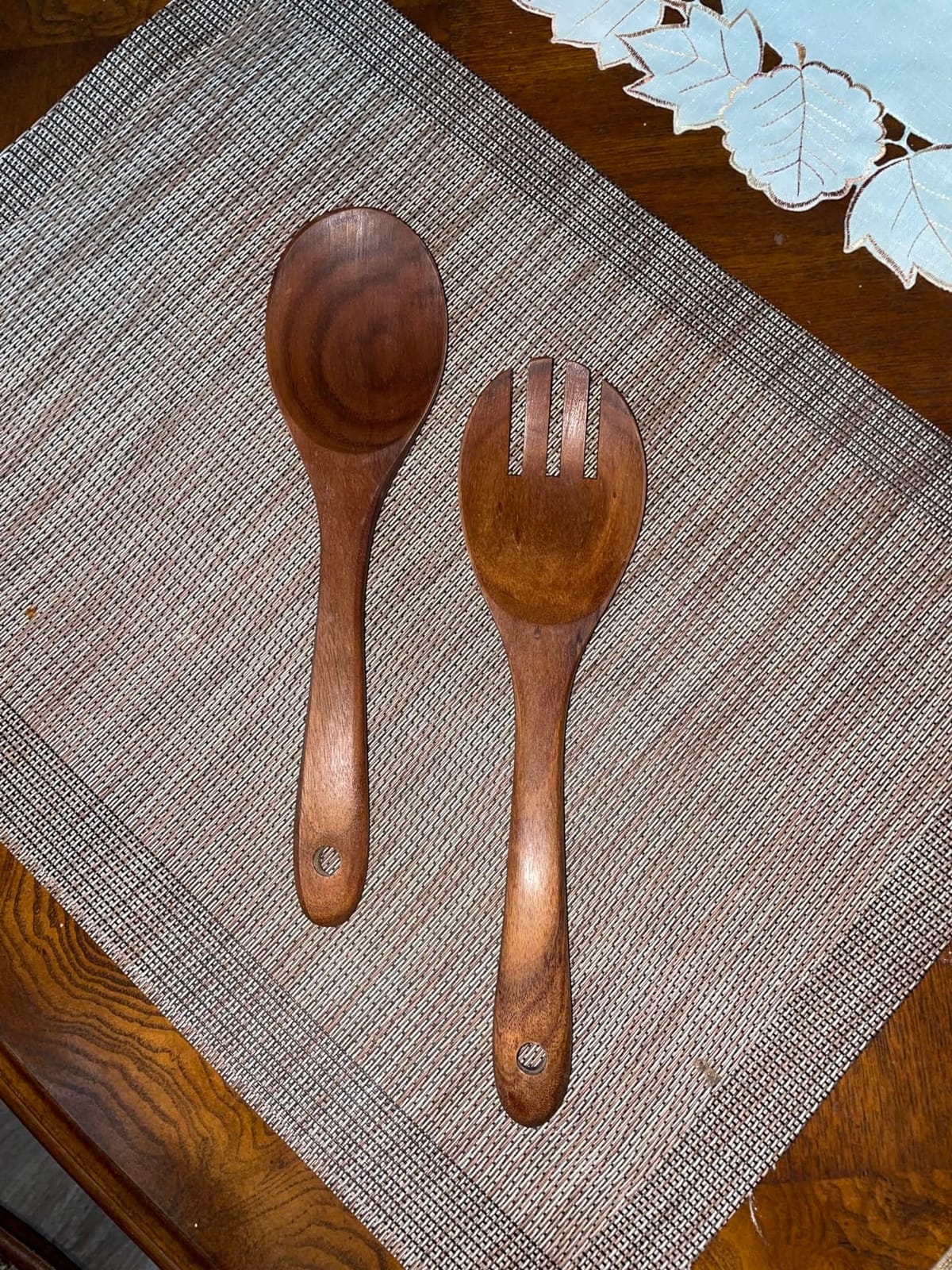 Muso Wood Acacia Salad Servers, 10-inch, Set of 2 customer photo 1