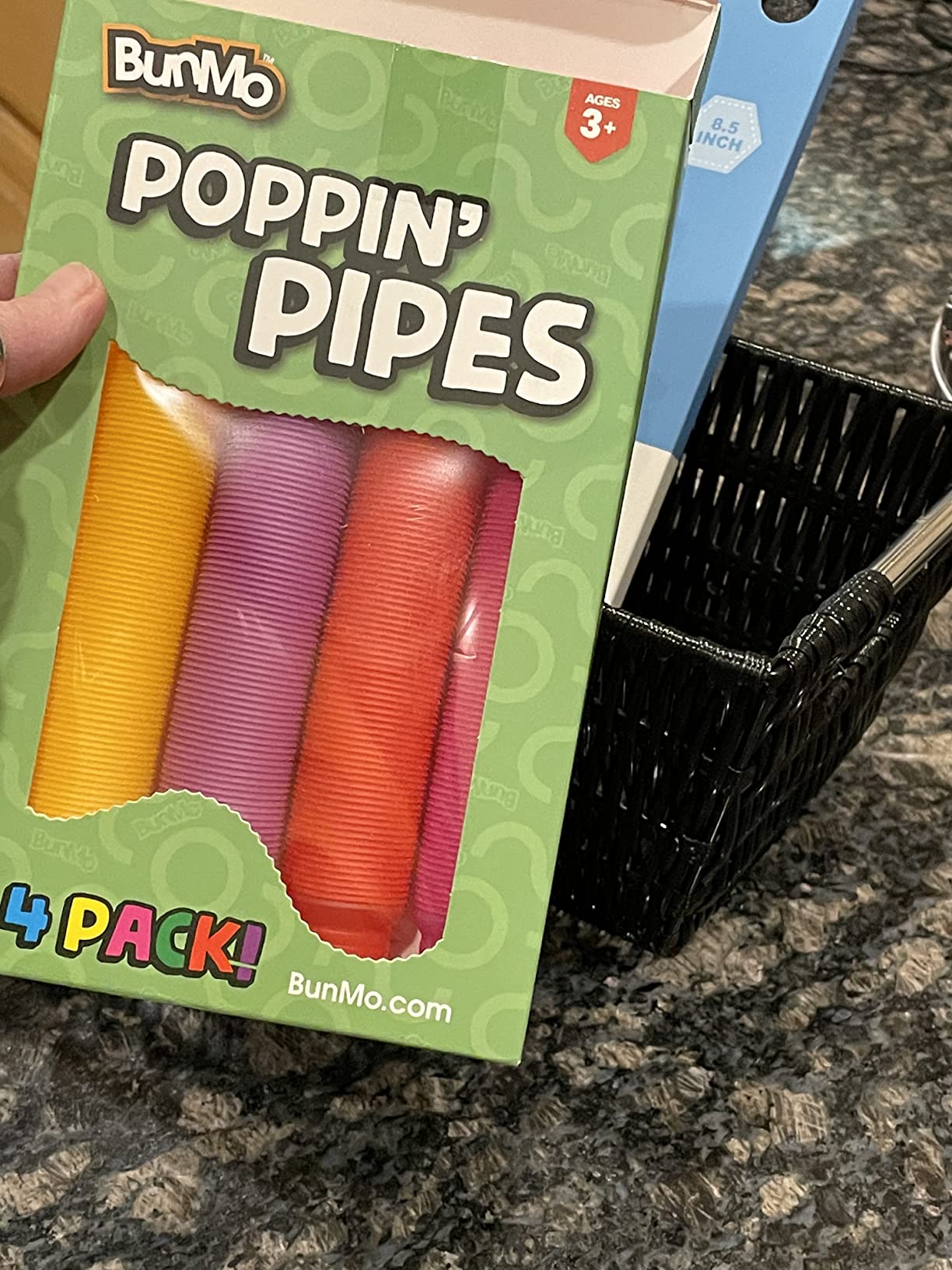 BUNMO Pop Tubes - Sensory Toys - Fidget Toys - Imaginative Play & Stimulating Creative Learning - Hours of Fun for Kids - Tons of Ways to Play - Non-Mouthable Toy 3+ - 4 Pack Large customer photo 1