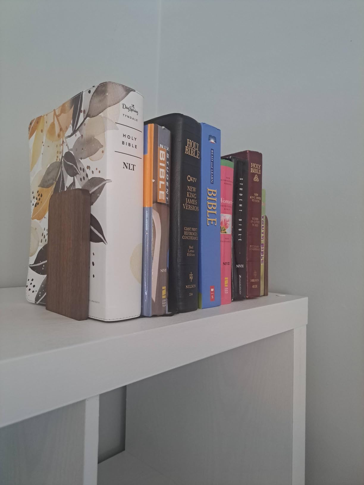 muso wood Walnut Book Ends for Shelves, 1 Pair customer photo 1
