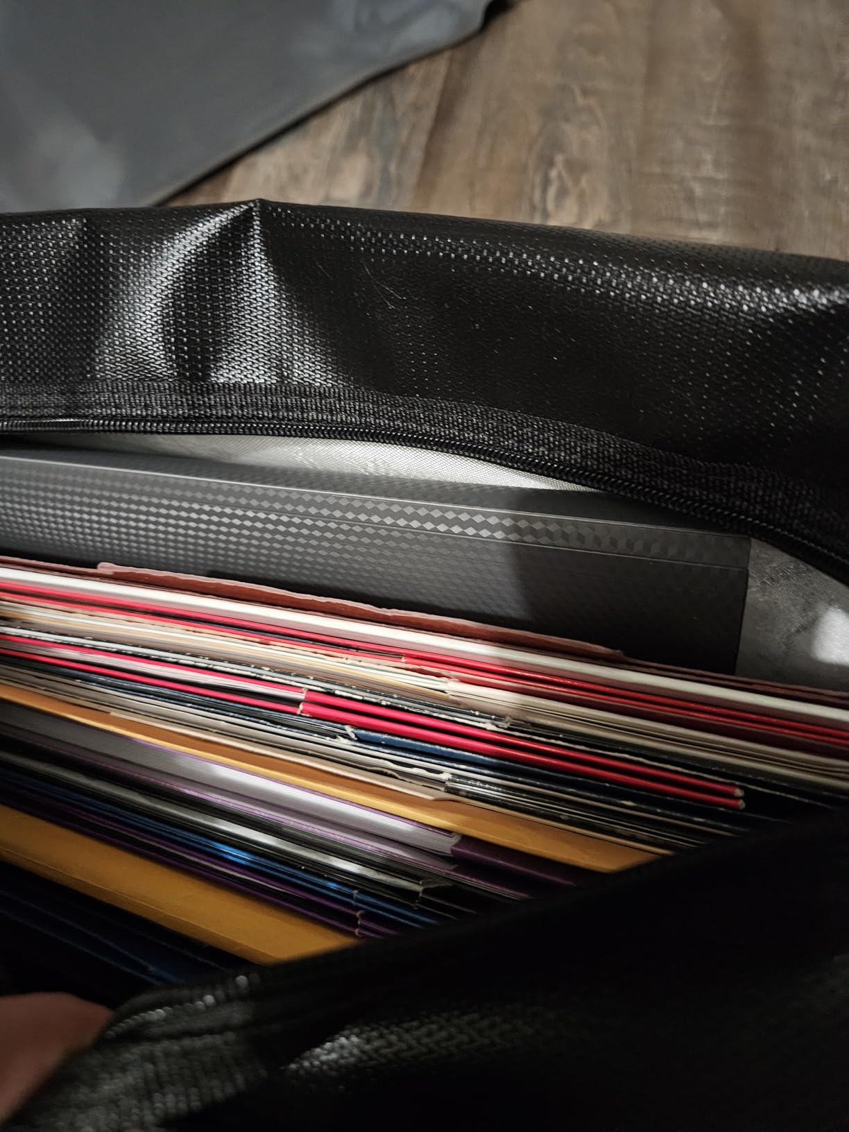 ROLOWAY Large (17 x 12 x 5.8 inches) Fireproof Bag, Water Resistant Fireproof Document Bag Safe for Money, Documents and Valuables Storage customer photo 2