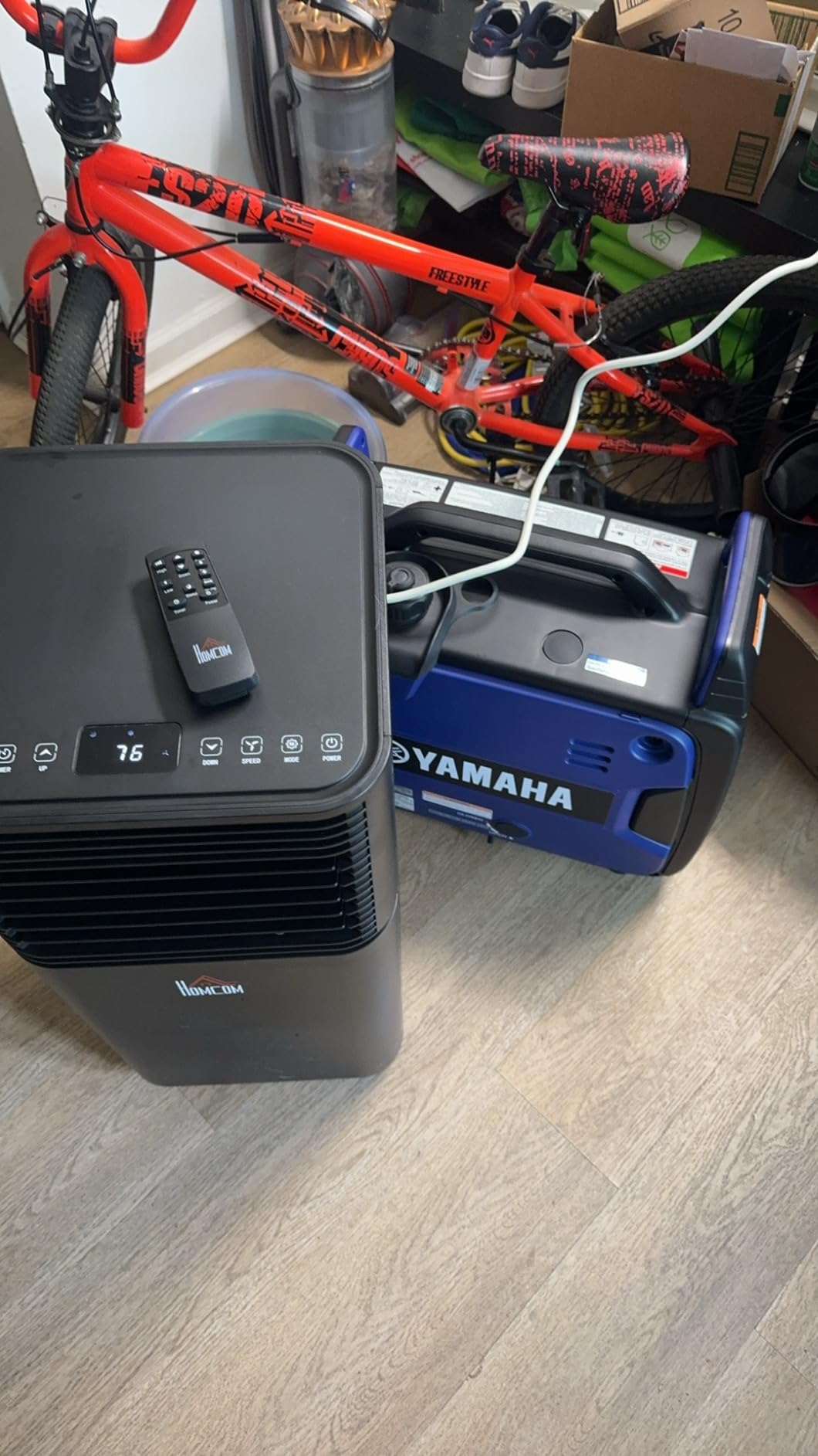YAMAHA EF2200iS Inverter Generator, 2200 Watts, Blue customer photo 2