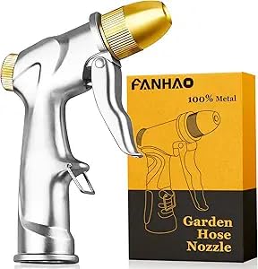 FANHAO Upgraded 100% Metal Garden Hose Nozzle Heavy Duty, High Pressure customer photo 1
