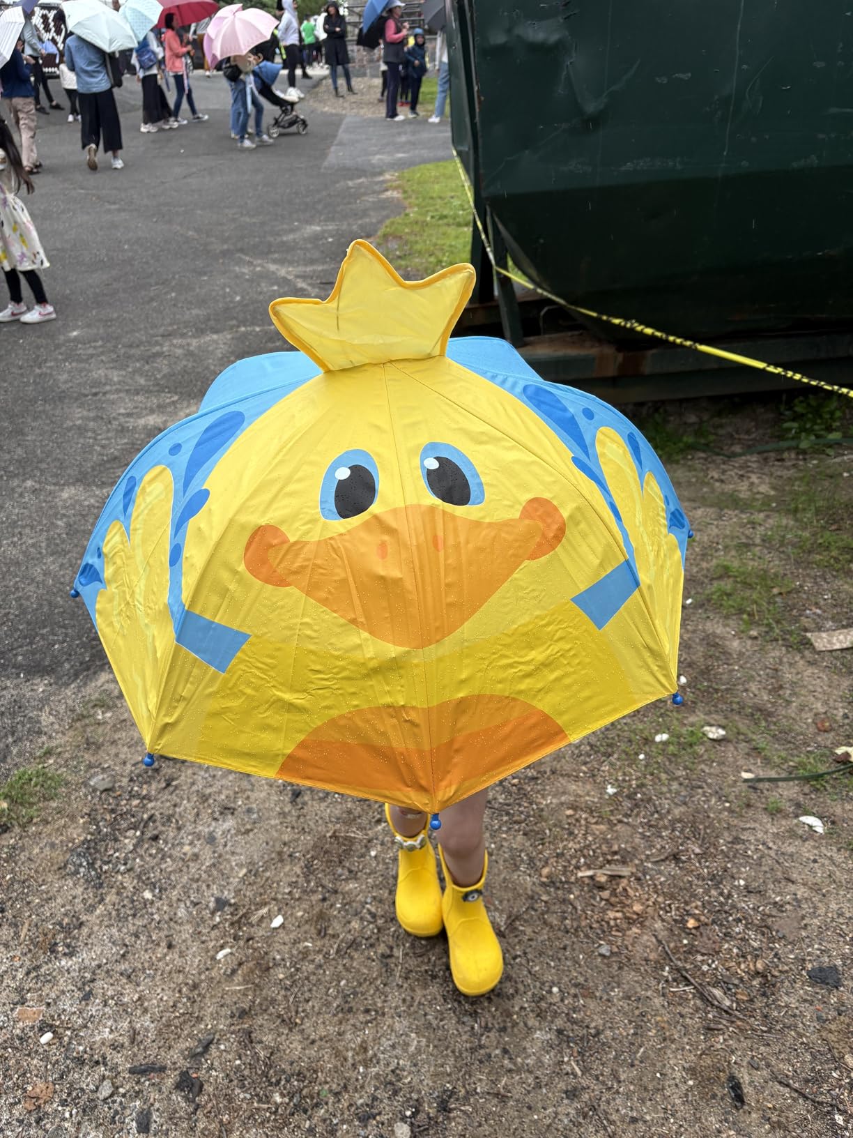 Stephen Joseph, 3D Pop Up Kids Umbrella, Cute Animals & Toddler Rain Umbrella Lightweight Easy Grip Handle for Boys Girls Ages 3-8 customer photo 2