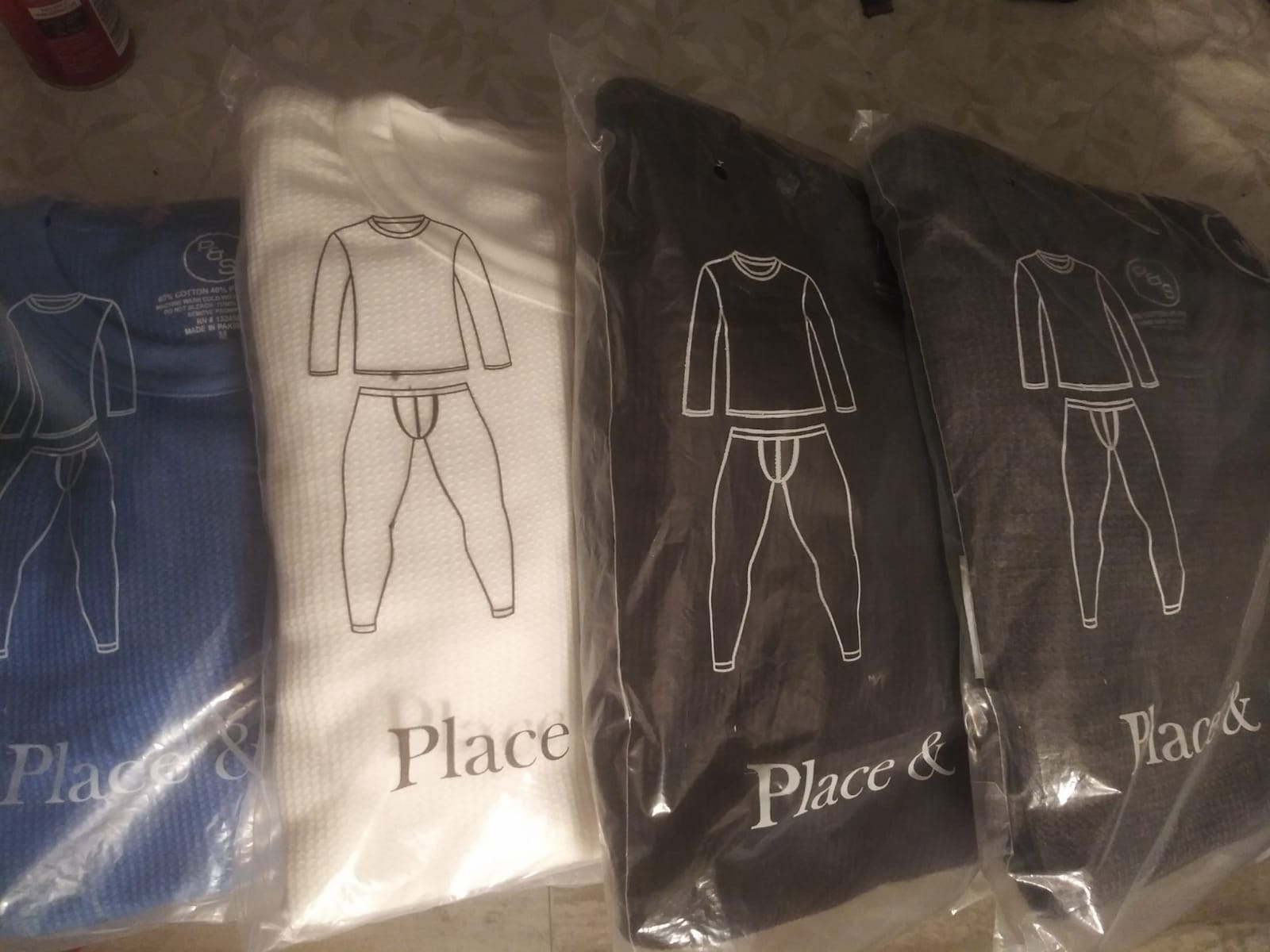 Place and Street Men’s Cotton Thermal Underwear Set Shirt Pants Long Johns customer photo 2