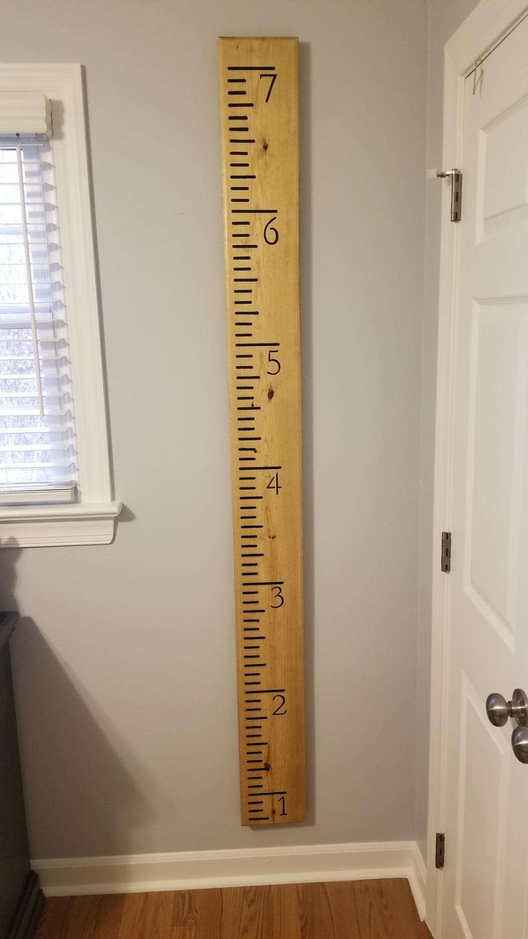 Tatuo 7 Feet Growth Chart Stencil Kids Height Growth Chart Reusable Ruler customer photo 1