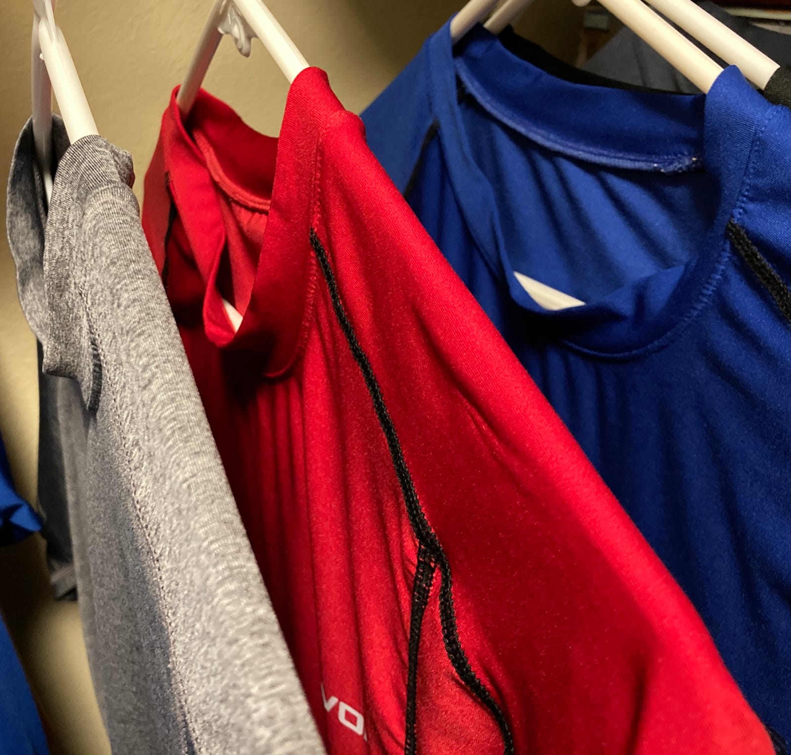 DEVOPS 3 Pack Men's Cool Dry Compression Baselayer Short Sleeve Shirts Top customer photo 1