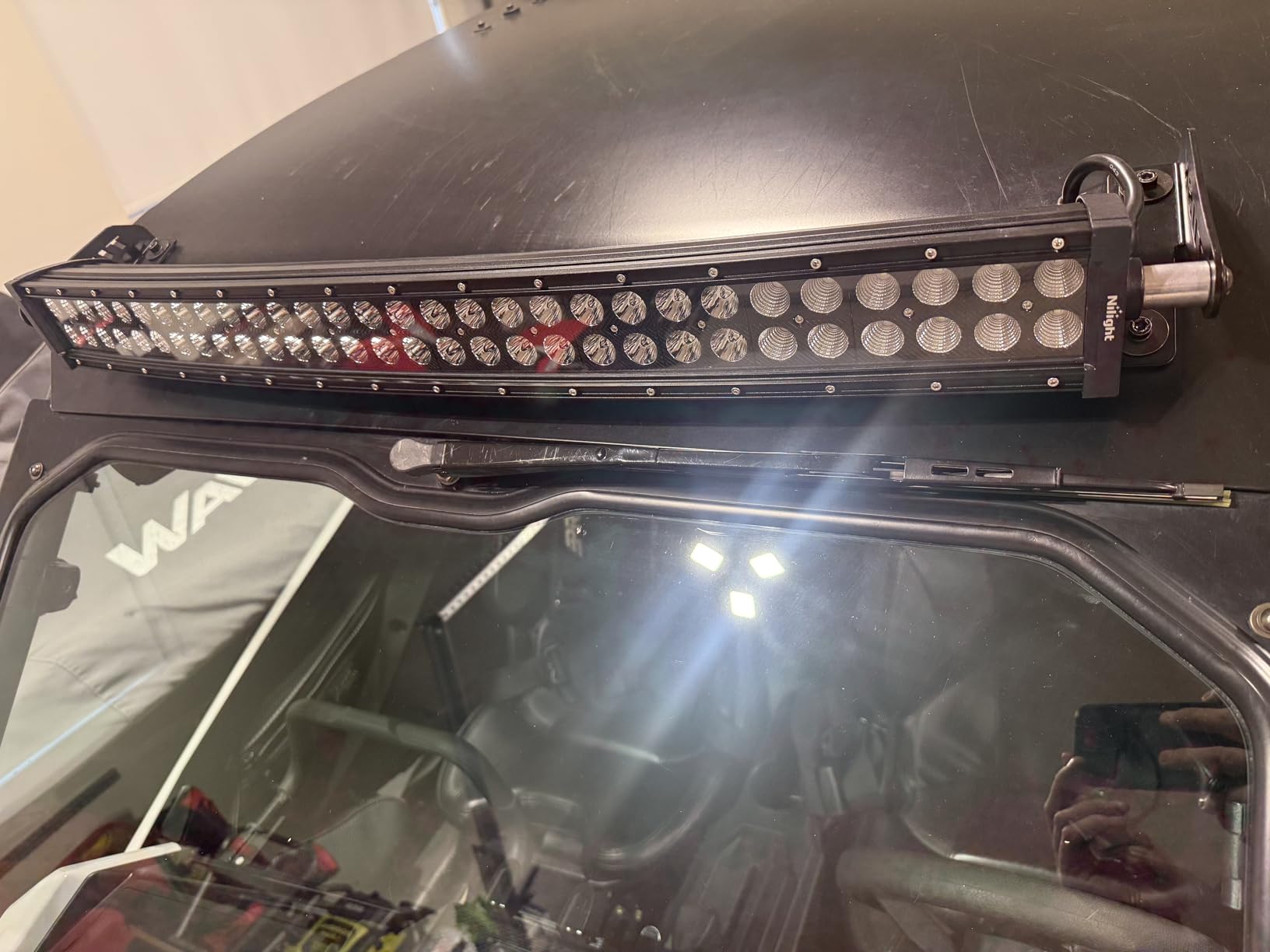 Nilight - ZH410 32Inch 180W Curved LED Light Bar Work Light Spot Flood Combo Offroad Driving Lights with 16AWG Wiring Harness Kit, 2 Year Warranty customer photo 1