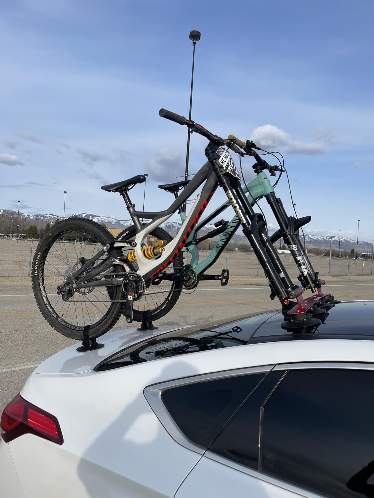 ROCKBROS Sucker Bike Rack Quick Release Aluminium Alloy for 1 Bike customer photo 1