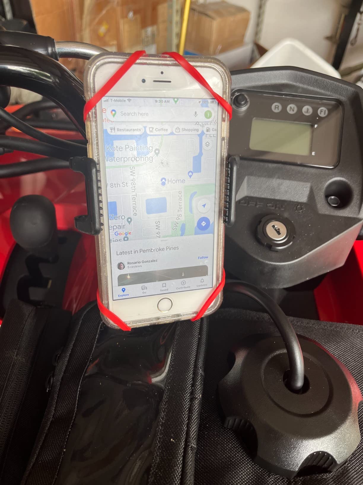 TruActive Premium Bike Phone Mount Holder | Universal Cell Phone Mount for 4