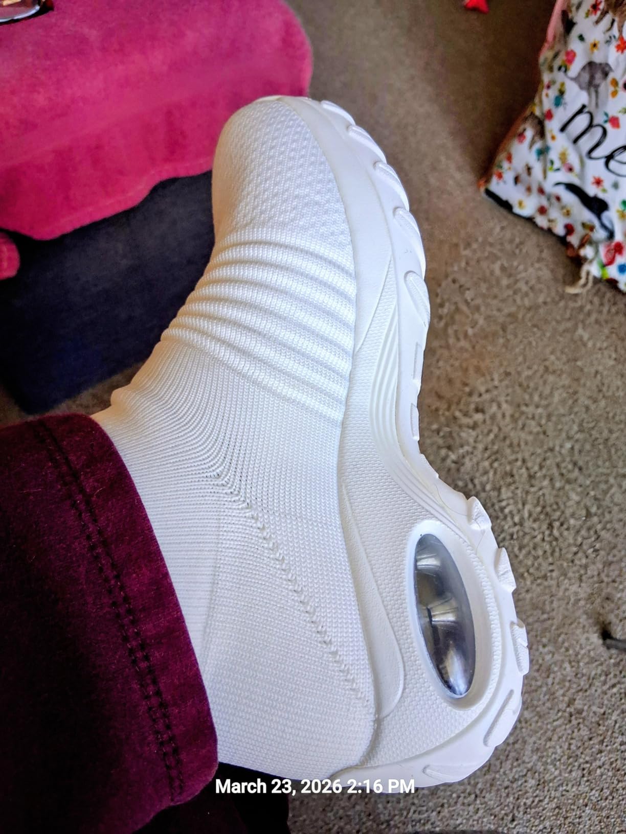 HKR Women Walking Shoes Comfortable Slip On Sneakers customer photo 1