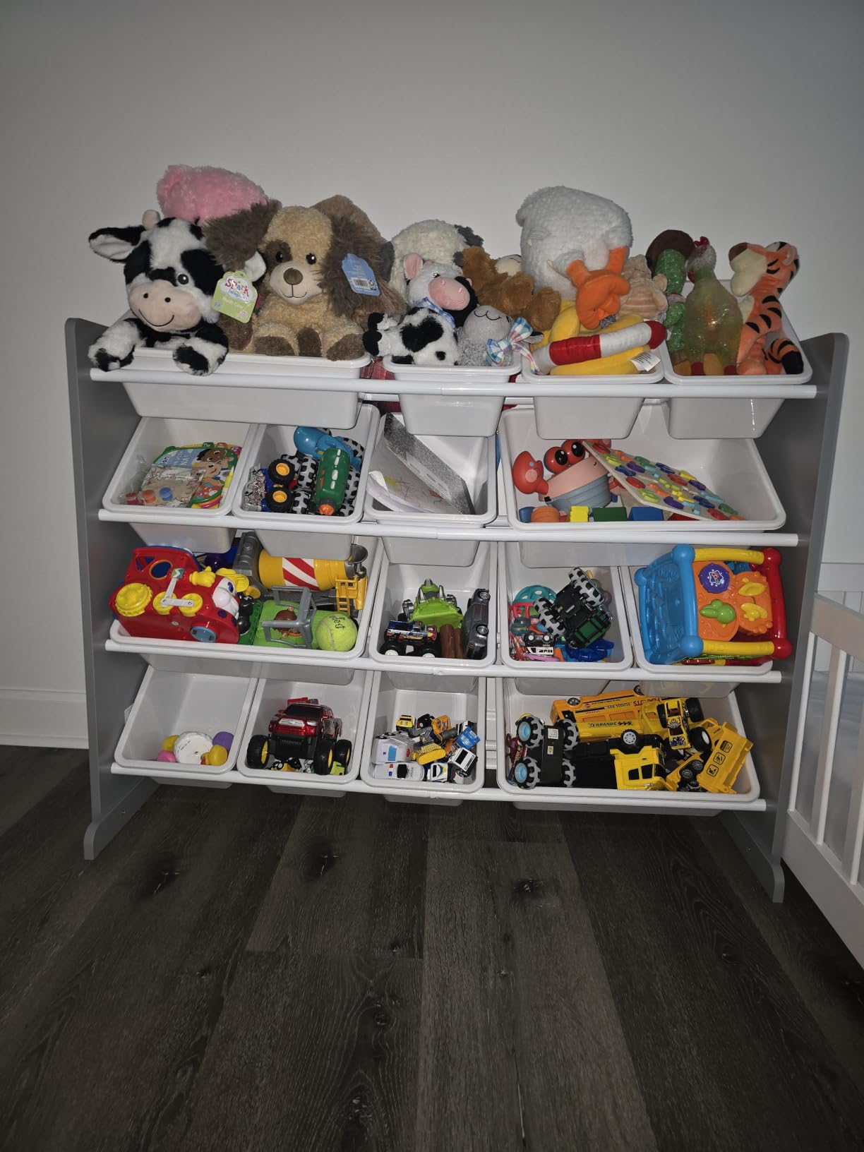 Humble Crew Kids Toy Organizer with 16 Bins, 4 Tier Storage for Playroom customer photo 1