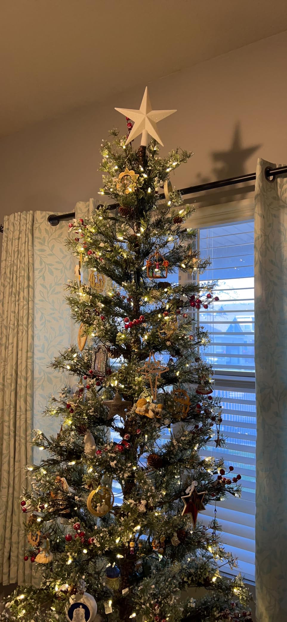 Christmas Glitter Star Tree Topper - Gold Holiday Decor Bethlehem Ornament customer photo 2