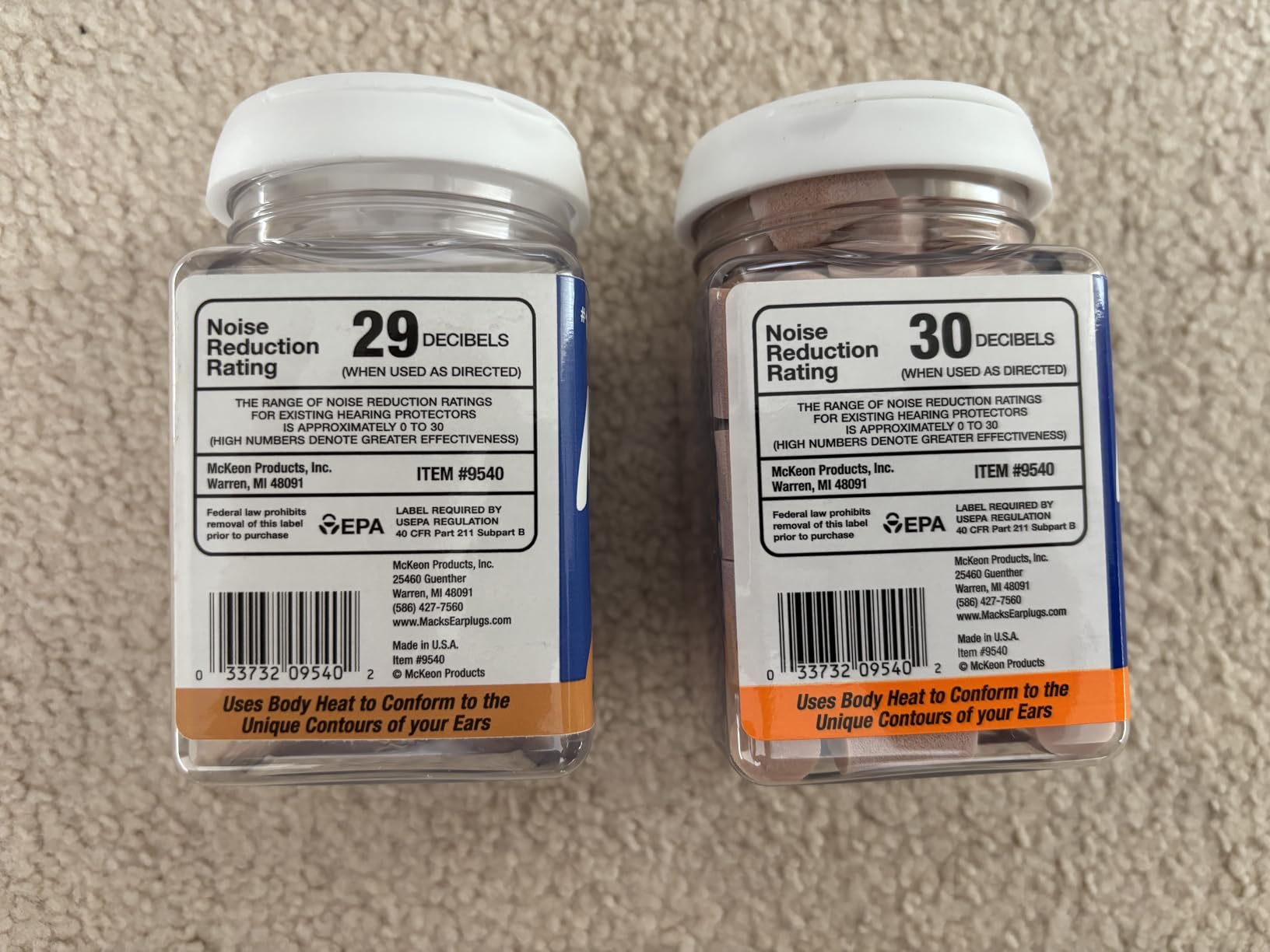 Mack’s ThermaFit Soft Foam Earplugs, 40 Pair - Comfortable Ear Plugs for Sleeping, Snoring, Work, Travel & Loud Events | Made in USA | Newly Upgraded and Improved customer photo 2