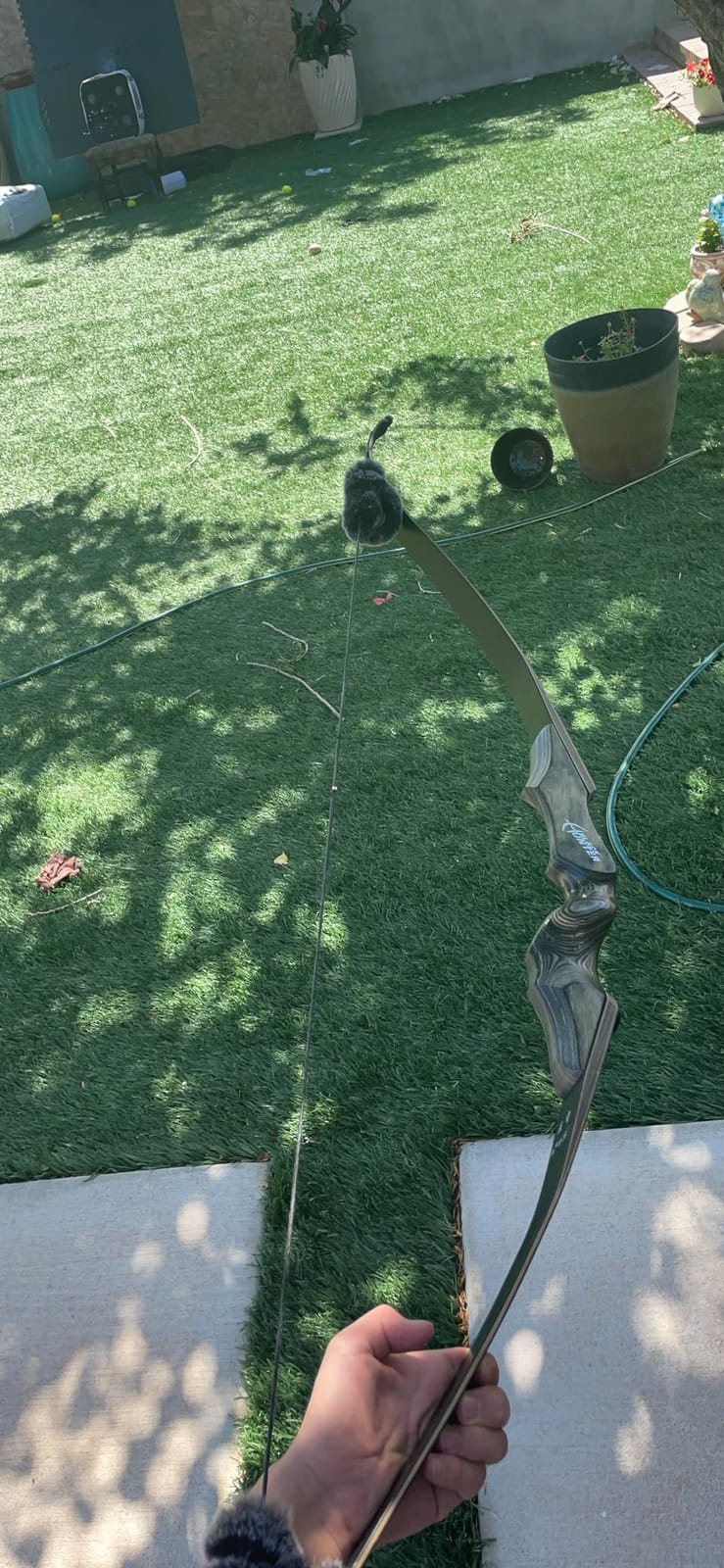 Obert Original Black Hunter Takedown Recurve Bow 60inch with Bamboo Core Limbs Archery Hunting Target Practice customer photo 1