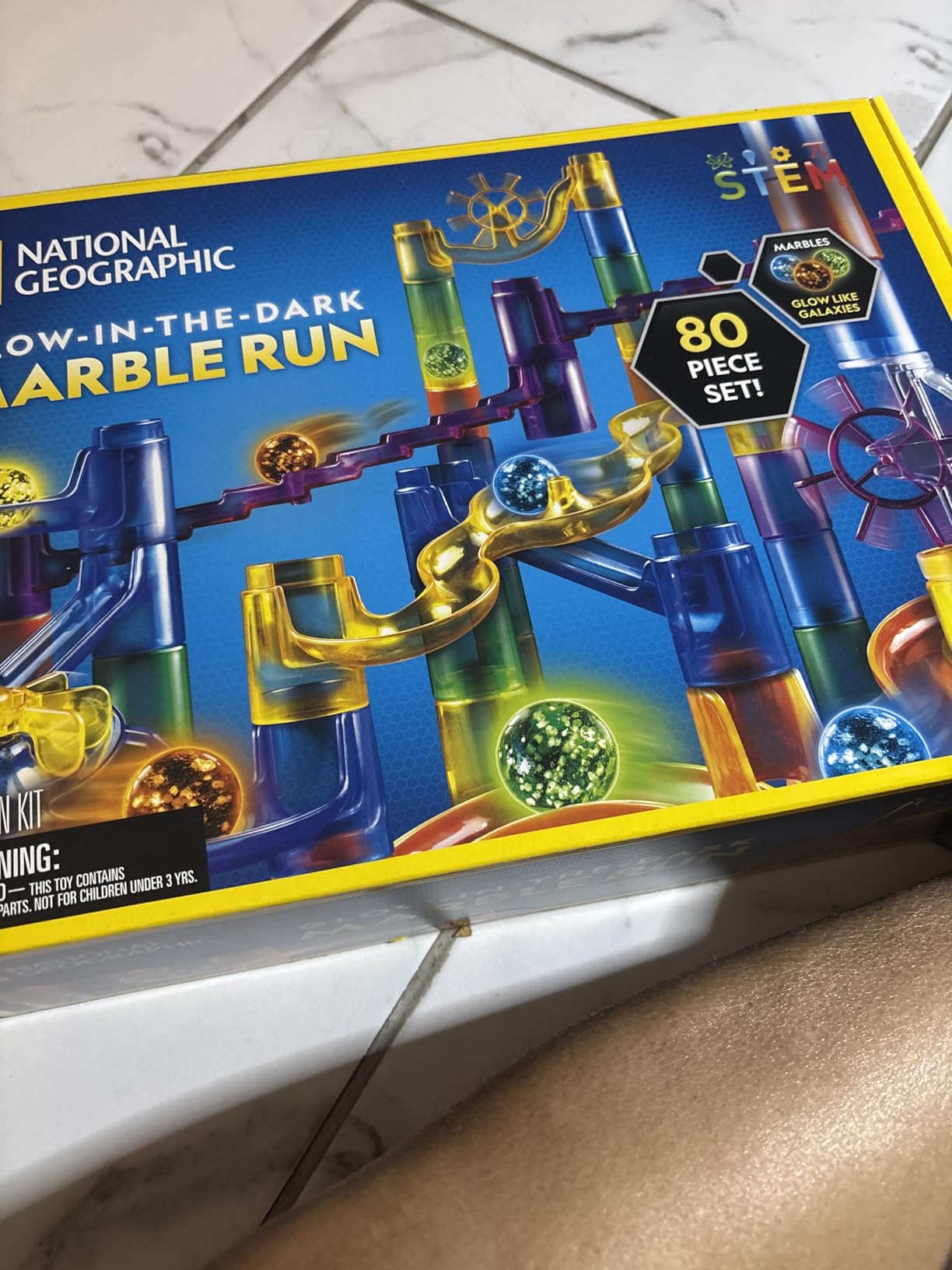 National Geographic Glow-in-the-Dark Marble Run for Kids Ages 8-12 customer photo 2