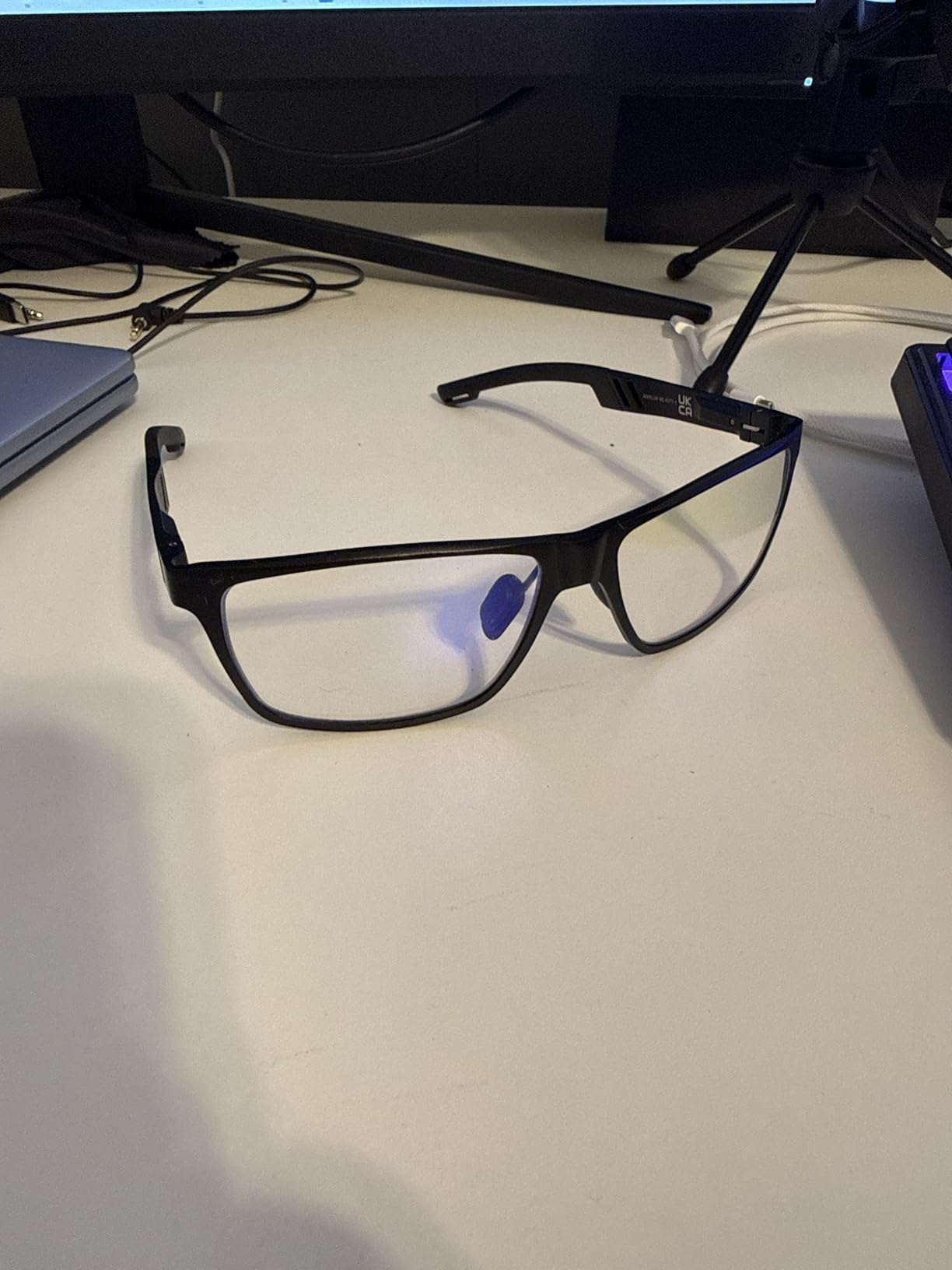 ANYLUV Blue Light Blocking Glasses Men Computer Gaming Glasses Lightweight Al-Mg Metal Anti Eyestrain Eye Protection customer photo 2