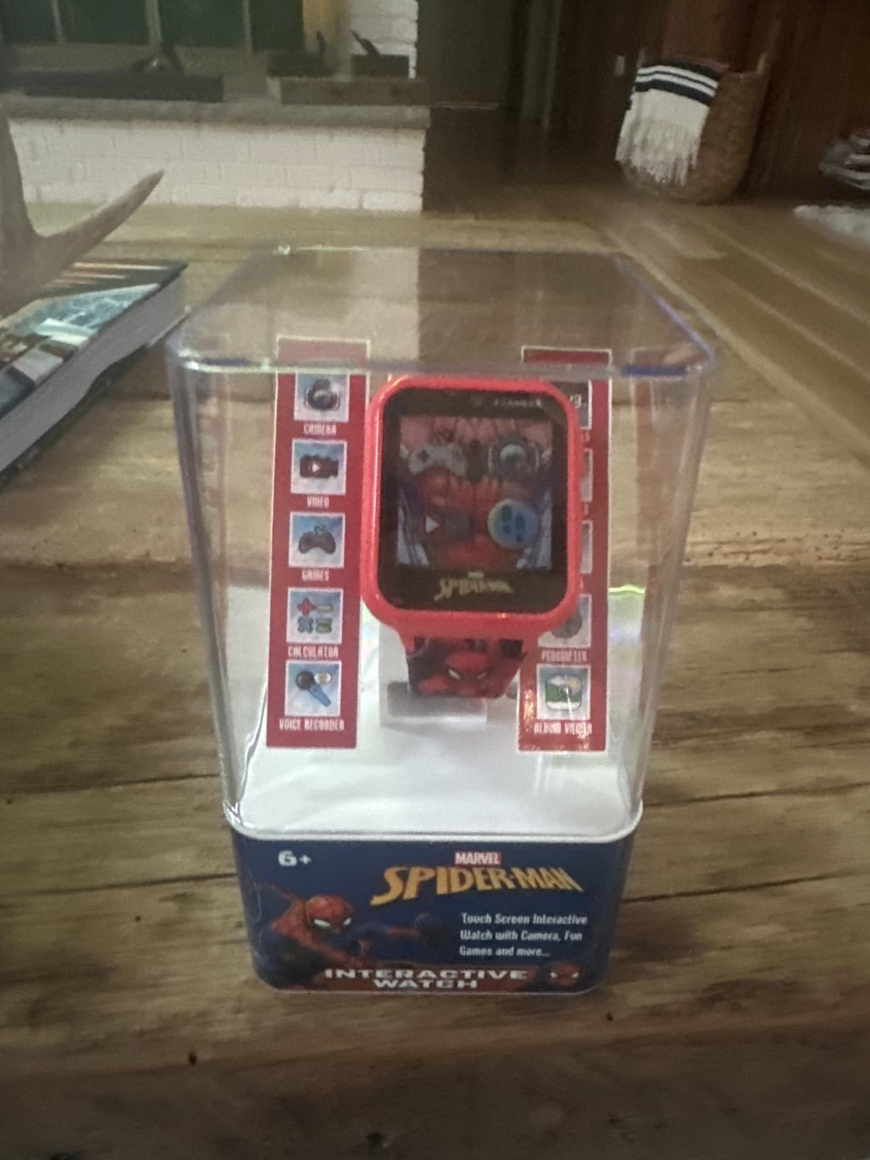 Accutime Marvel Spider-Man Red Educational Touchscreen Smart Watch Toy for Boys, Girls, Toddlers - Selfie Cam, Learning Games, Alarm, Calculator, Pedometer, and More (Model: SPD4588AZ) customer photo 2