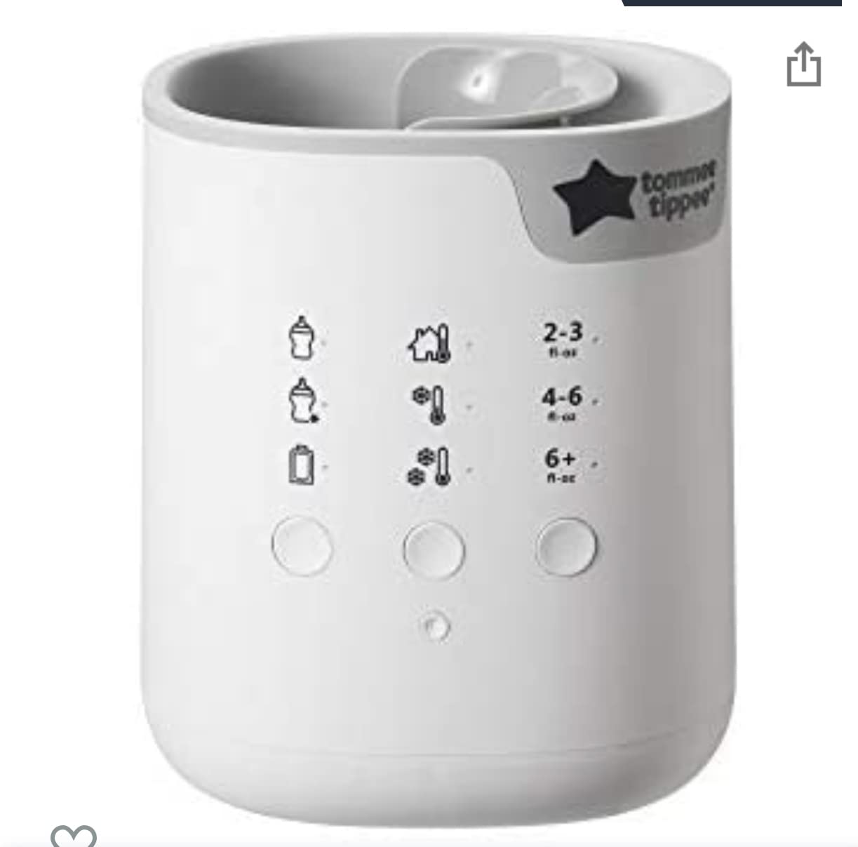 Tommee Tippee Bottle & Food Warmer, Automatic Timer, Touch Settings customer photo 2