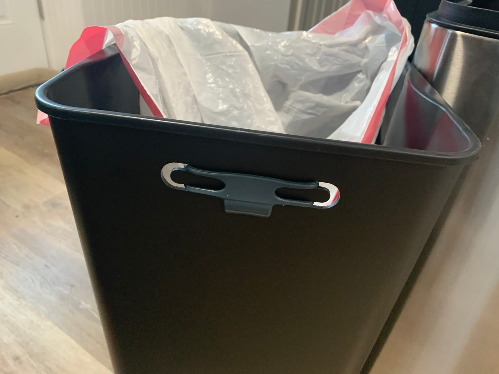 Home Zone Living 13 Gallon Kitchen Trash Can with Dual Compartments customer photo 1