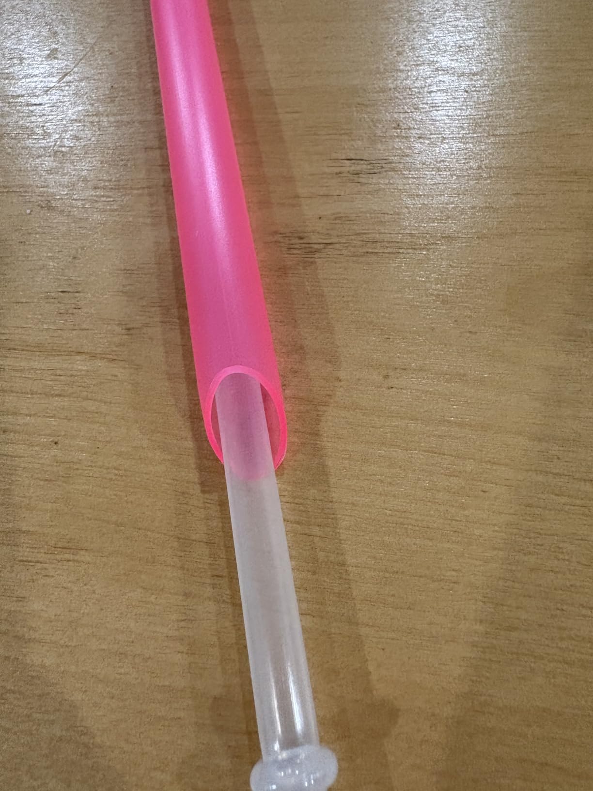 [Angled Tips] 8 Pcs Reusable Jumbo Wide Boba Straws & Smoothie Straws, Multi Colors Reusable Straw, BPA FREE Food-Grade Tritan Plastic Straw for Bubble Tea(Tapioca Boba Pearls) Milkshakes w/ 2 Brushes customer photo 2