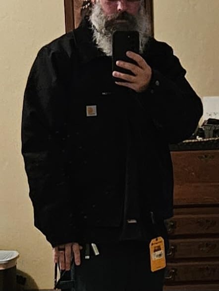 Carhartt Men's Iconic J01 Duck Detroit Jacket customer photo 2