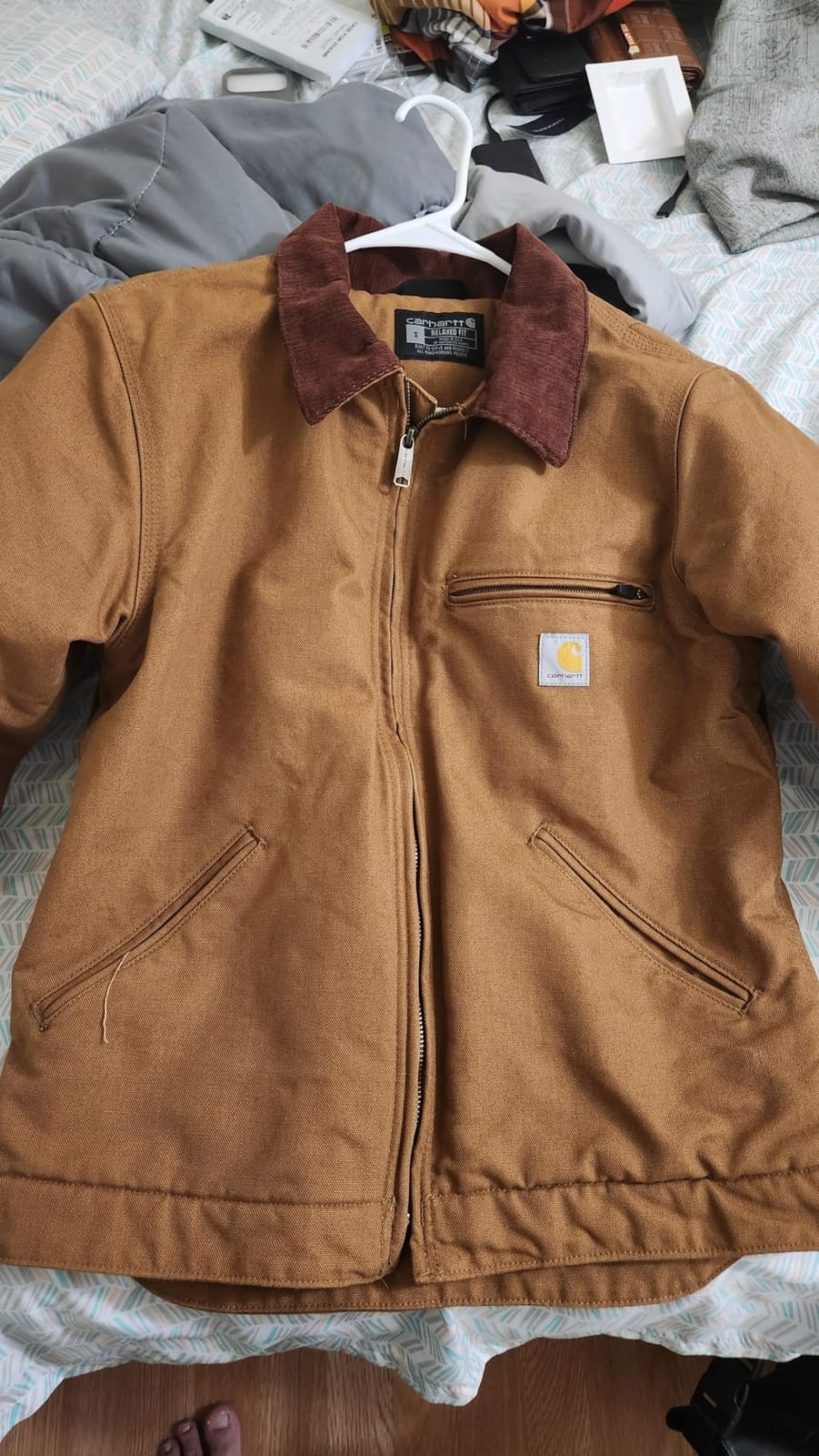 Carhartt Men's Iconic J01 Duck Detroit Jacket customer photo 2