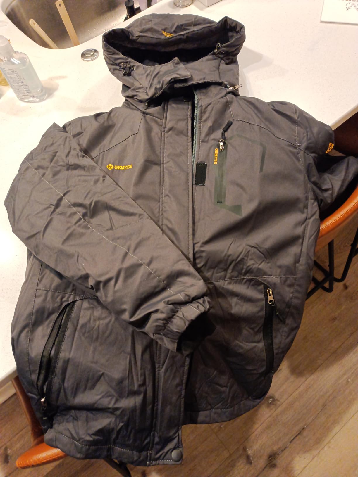 GEMYSE Women's Waterproof Ski Jacket Warm Winter Coat with Detachable Hood customer photo 2