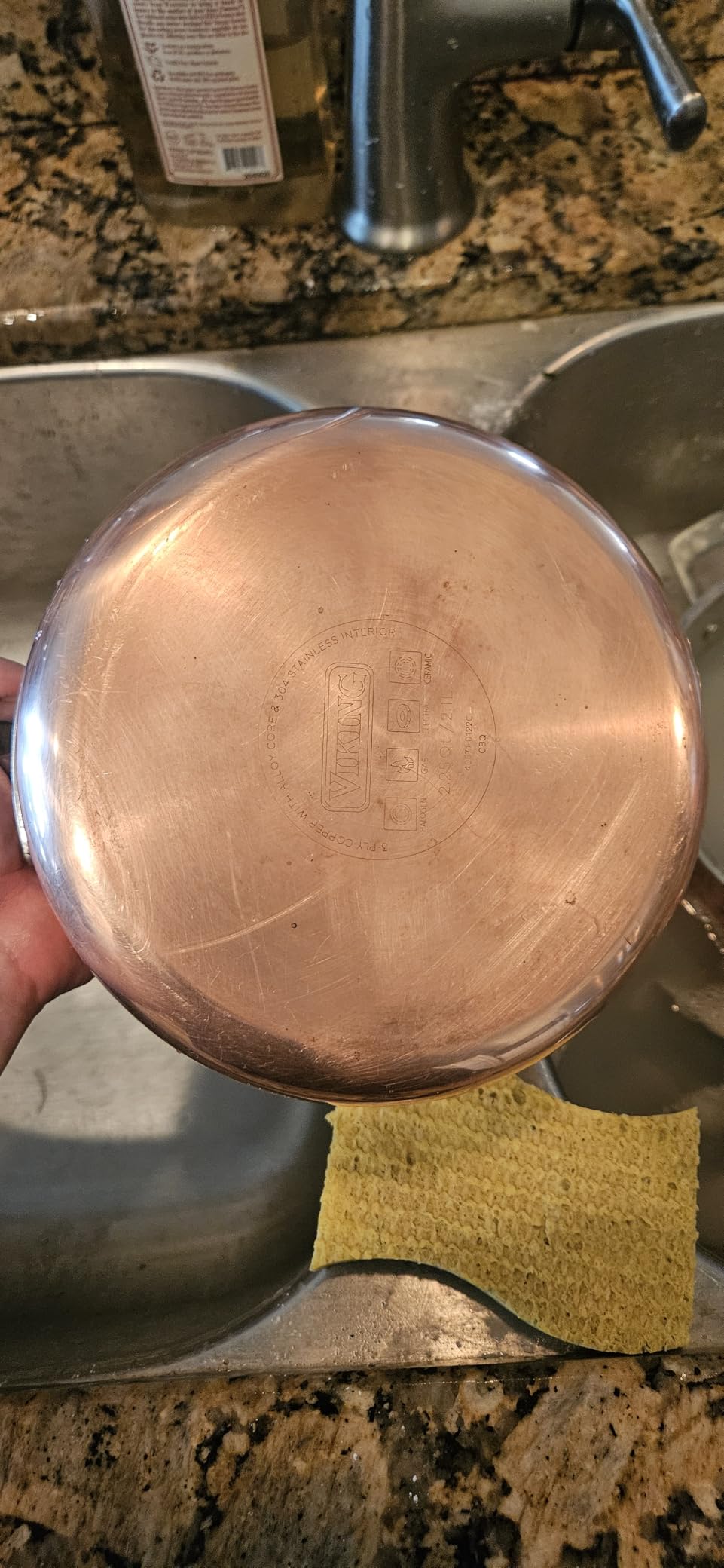 13-Piece Tri-Ply Copper Cookware Set by Viking customer photo 1