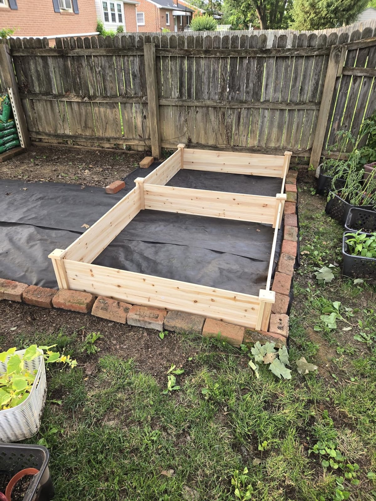 Yaheetech Raised Garden Bed Wooden Planter Box for Vegetables/Flowers, Wood customer photo 1