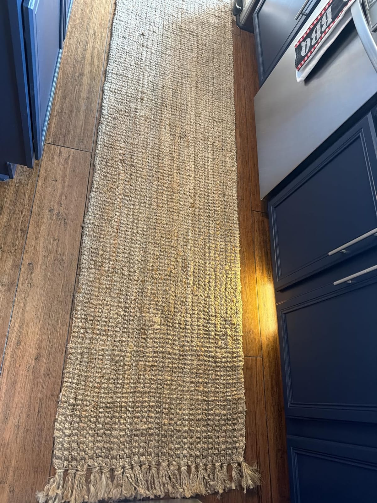 JONATHAN Y Handwoven Jute Fringe Natural Indoor Area Rug, 8x10, Pata, Bohemian, Rustic, Cottage, Easy-Cleaning for Living Room, Bedroom, Kitchen, Non-Shedding (NRF103A-8) customer photo 2