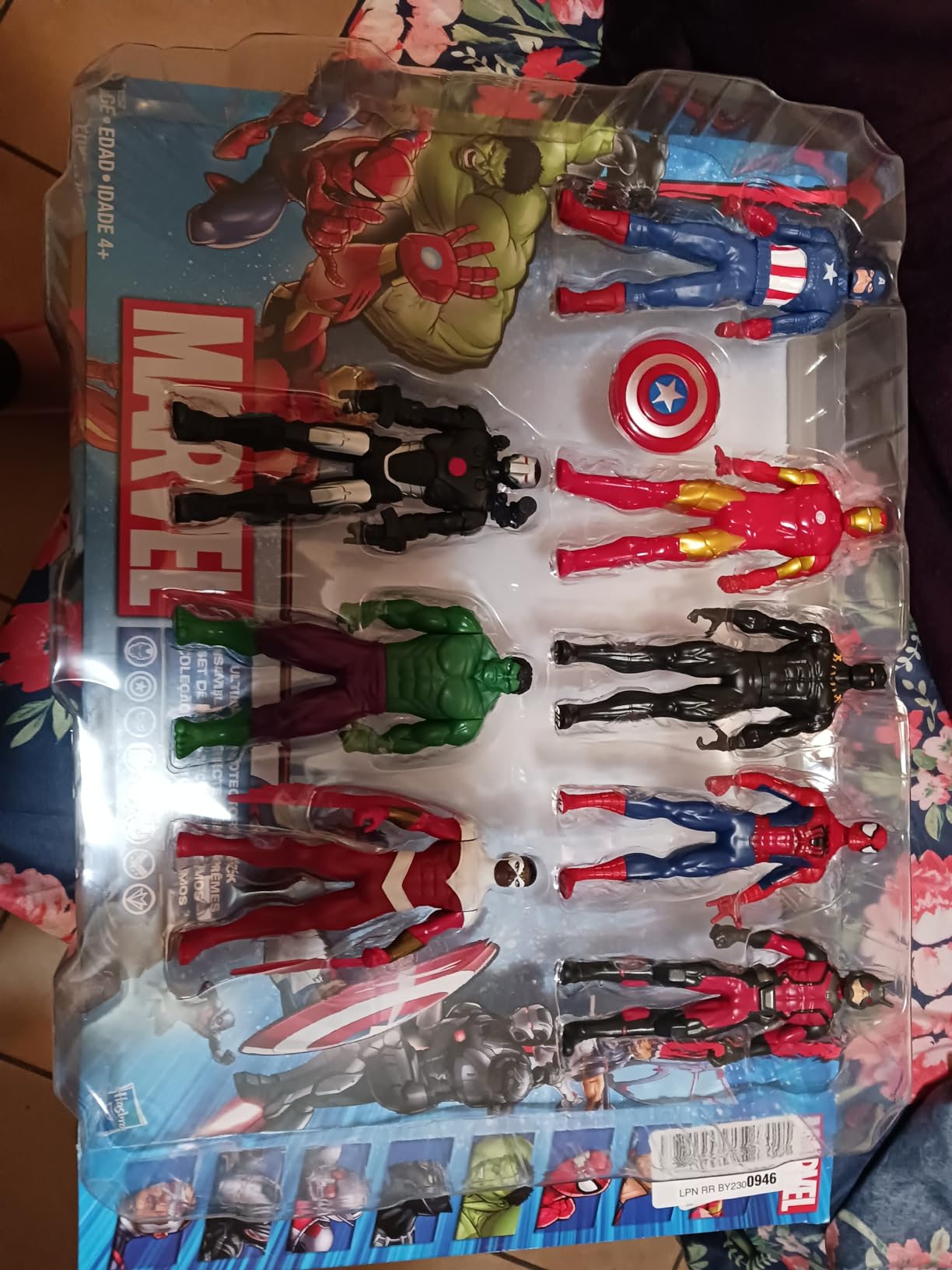 Marvel Avengers Action Figures - Iron Man, Hulk, Black Panther, Captain America, Spider Man, Ant Man, War Machine & Falcon! (8) customer photo 1