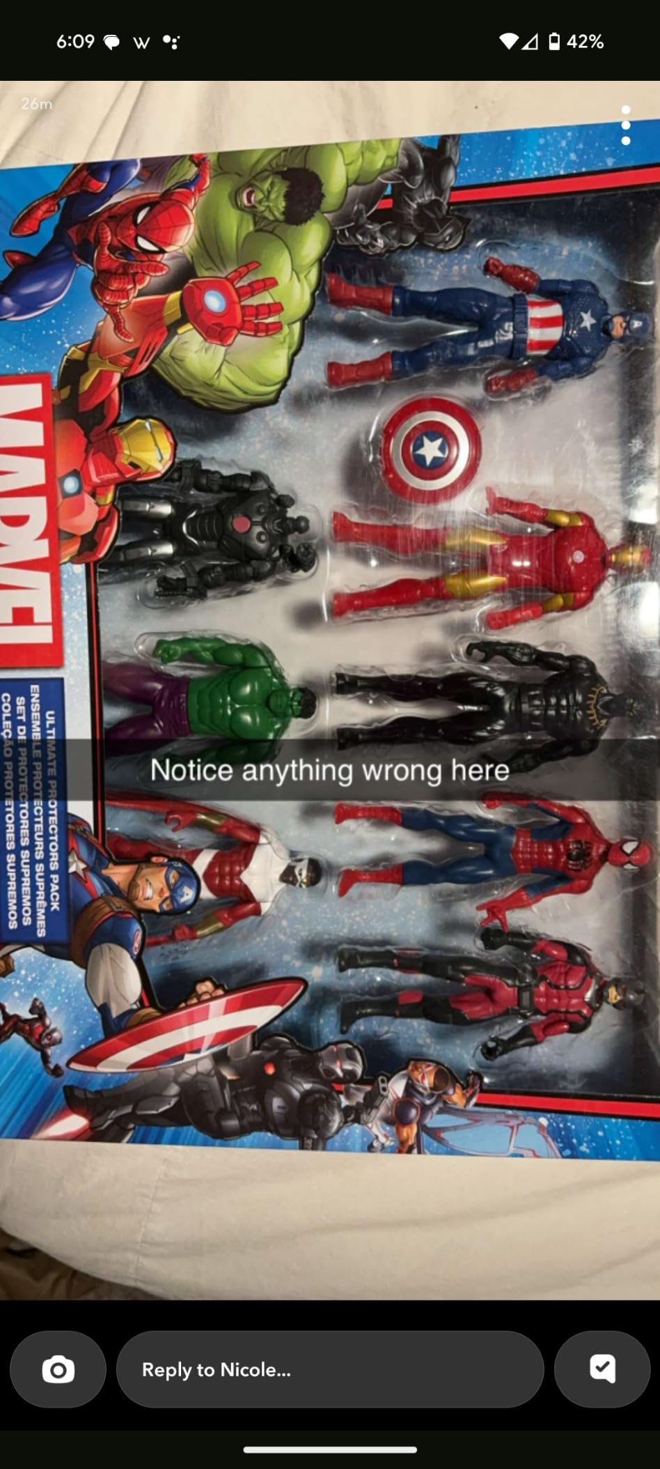 Marvel Avengers Action Figures - Iron Man, Hulk, Black Panther, Captain America, Spider Man, Ant Man, War Machine & Falcon! (8) customer photo 2